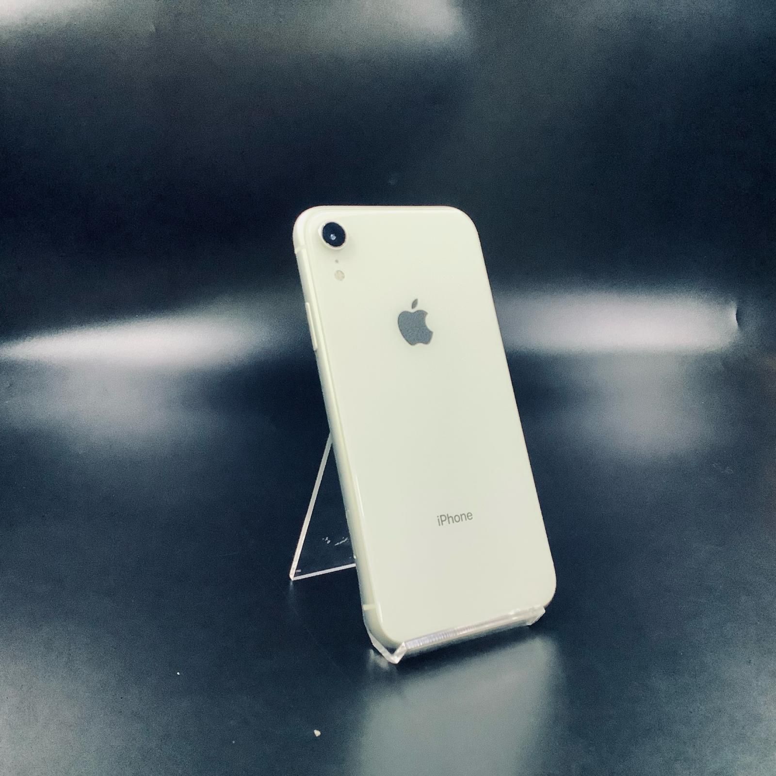 安い店舗 Simフリー新品iPhone XR 64GB ホワイト開通作業と動作確認済