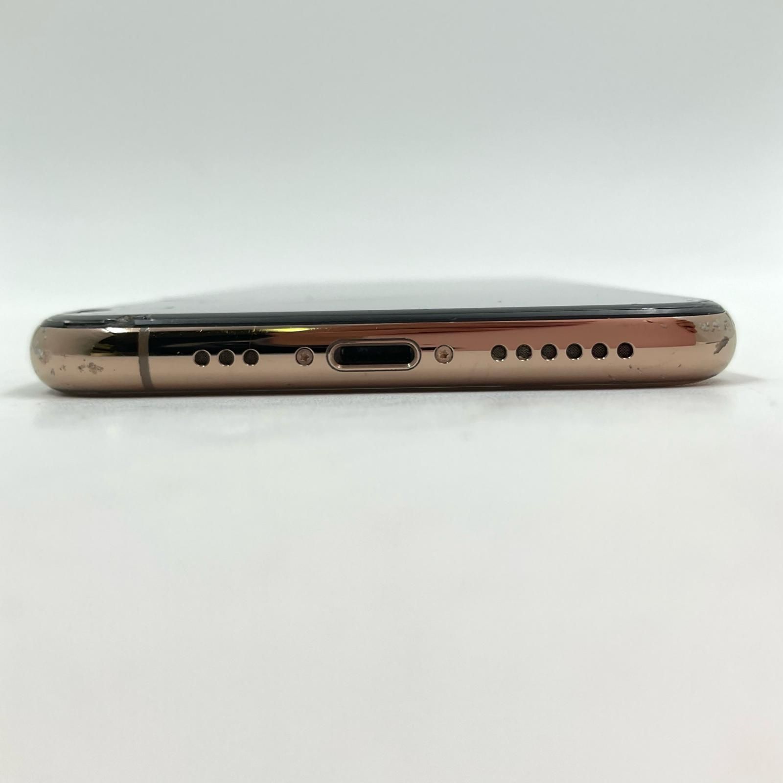 最速発送】 iPhone XS 256GB ゴールド docomo 白ロム【難有】 83