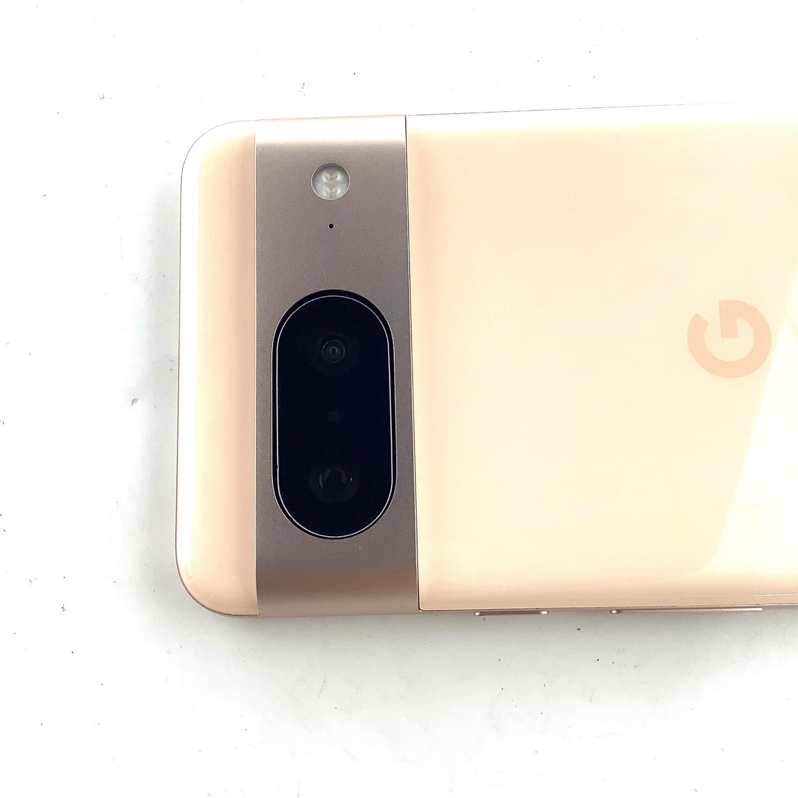 Google Pixel 8 128GB Rose SIMフリー GZPF0 白ロム 動作確認済【全額