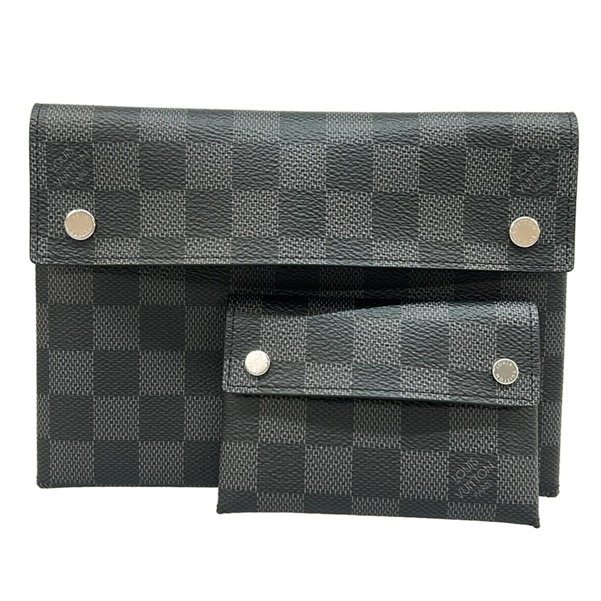 LOUIS VUITTON(ルイヴィトン) ポーチ ダミエグラフィット美品 アルファ
