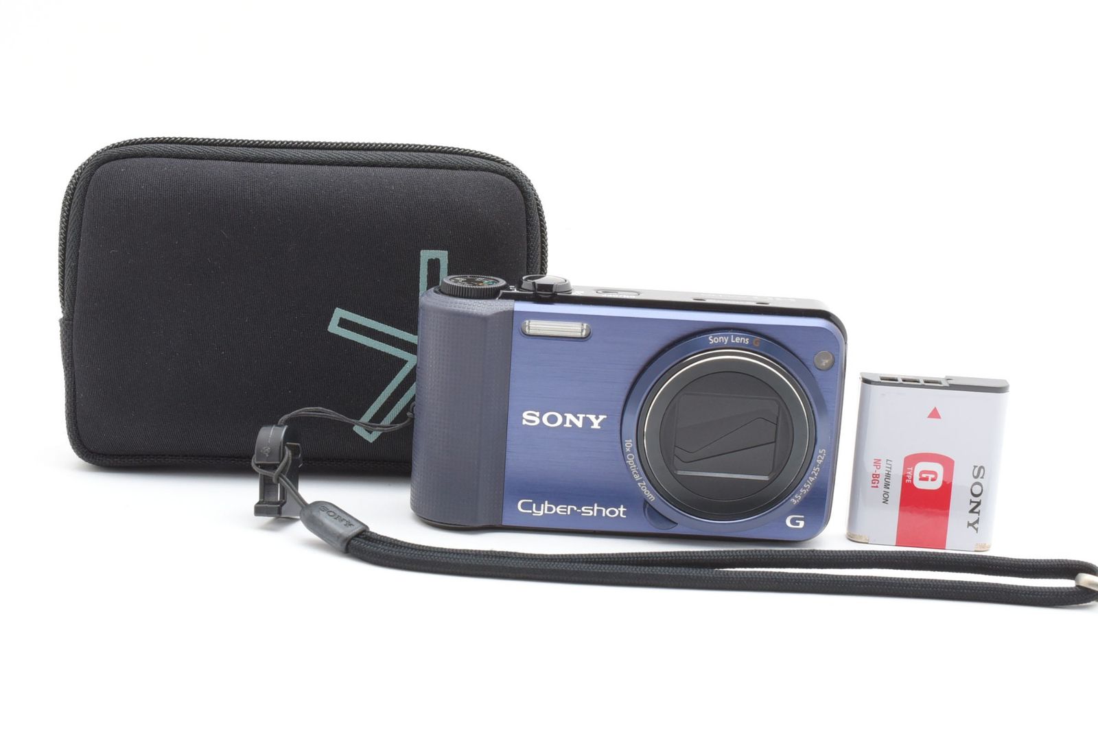 特選品 SONY Cyber-shot DSC-HX7V ソニー サイバーショット ブルー 