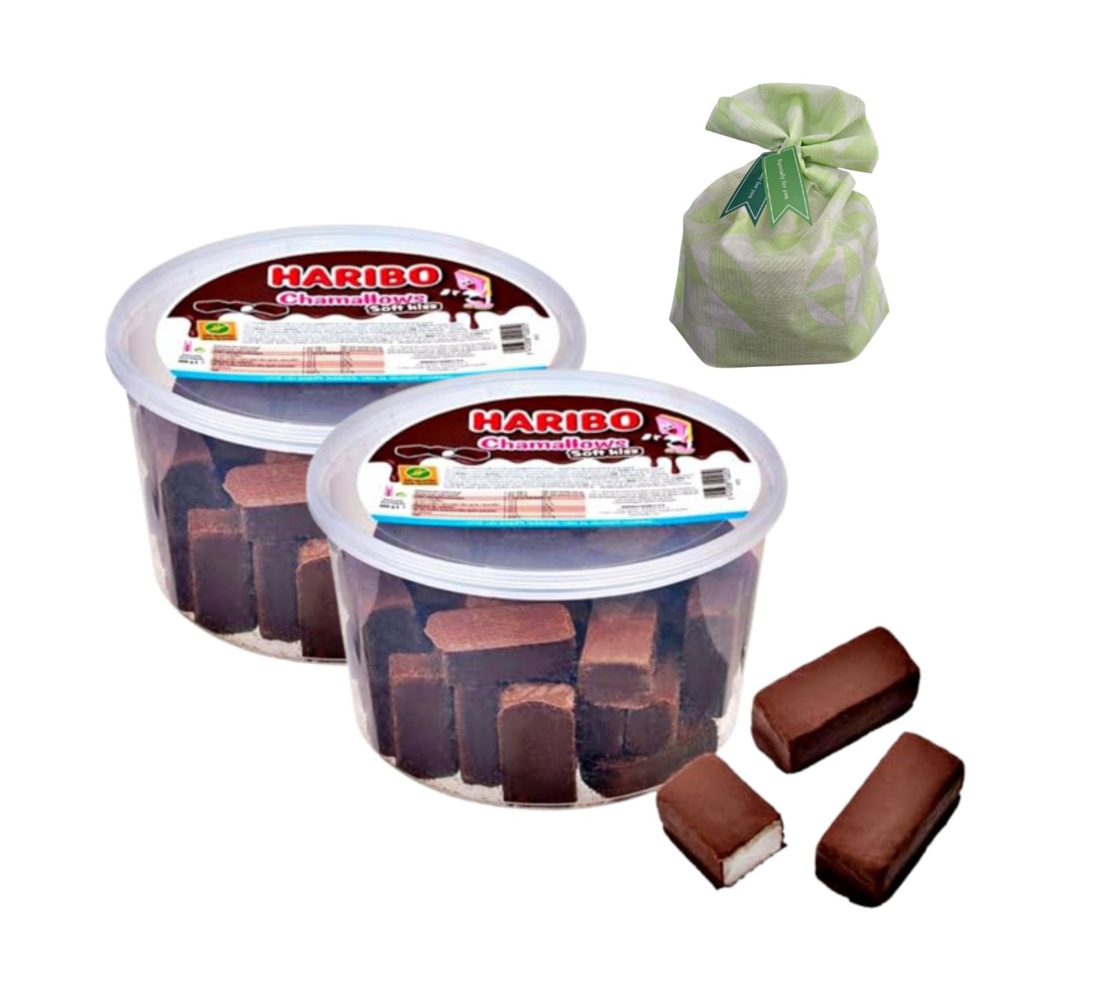 ハリボー チョコマシュマロ バケツ HARIBO 400g ラッピング済 - メルカリ
