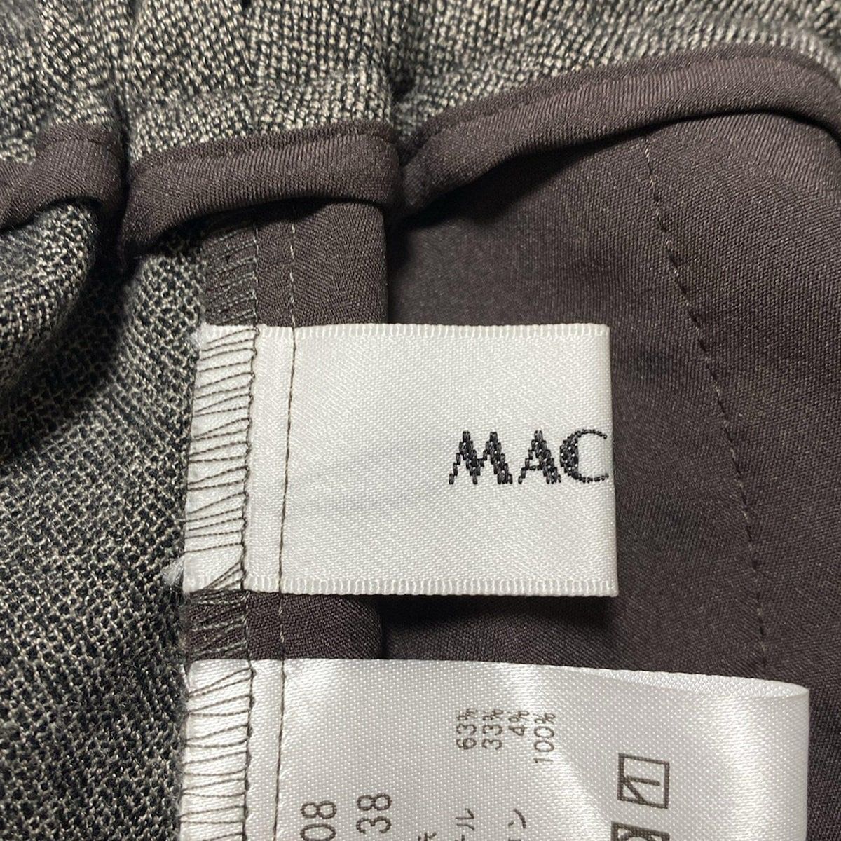 MACHATT(マチャット) パンツ サイズ38 M レディース - グレー フル