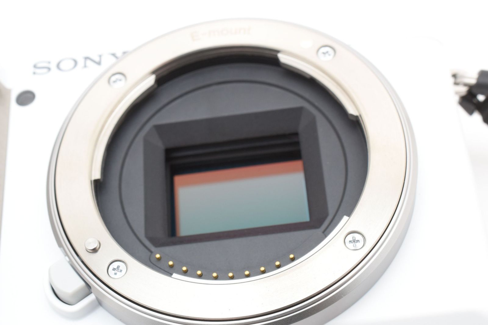 極上品】Sony ソニー α6100 ボディ ILCE-6100 白 ホワイト シャッター