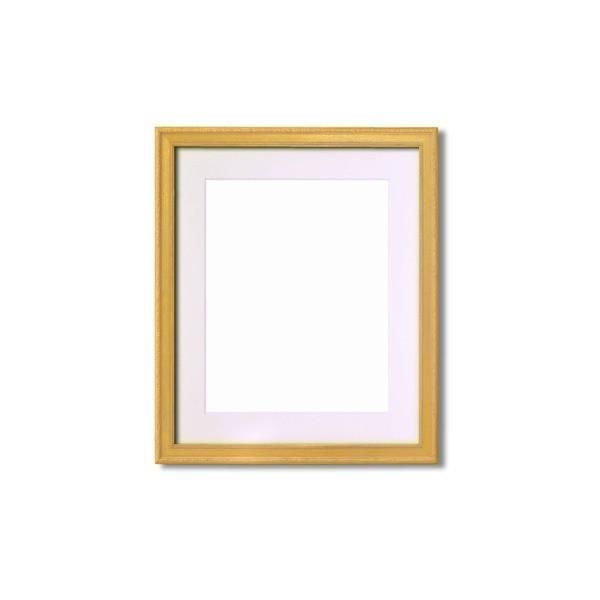 軽量水彩額 〕 柄入り 水彩額 マット付 F4 ゴールド 金水彩額 銀水彩額