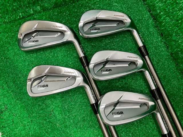 激安[879] アイアンセット プロギア PRGR 03/AEROTECH SteelFiber i95