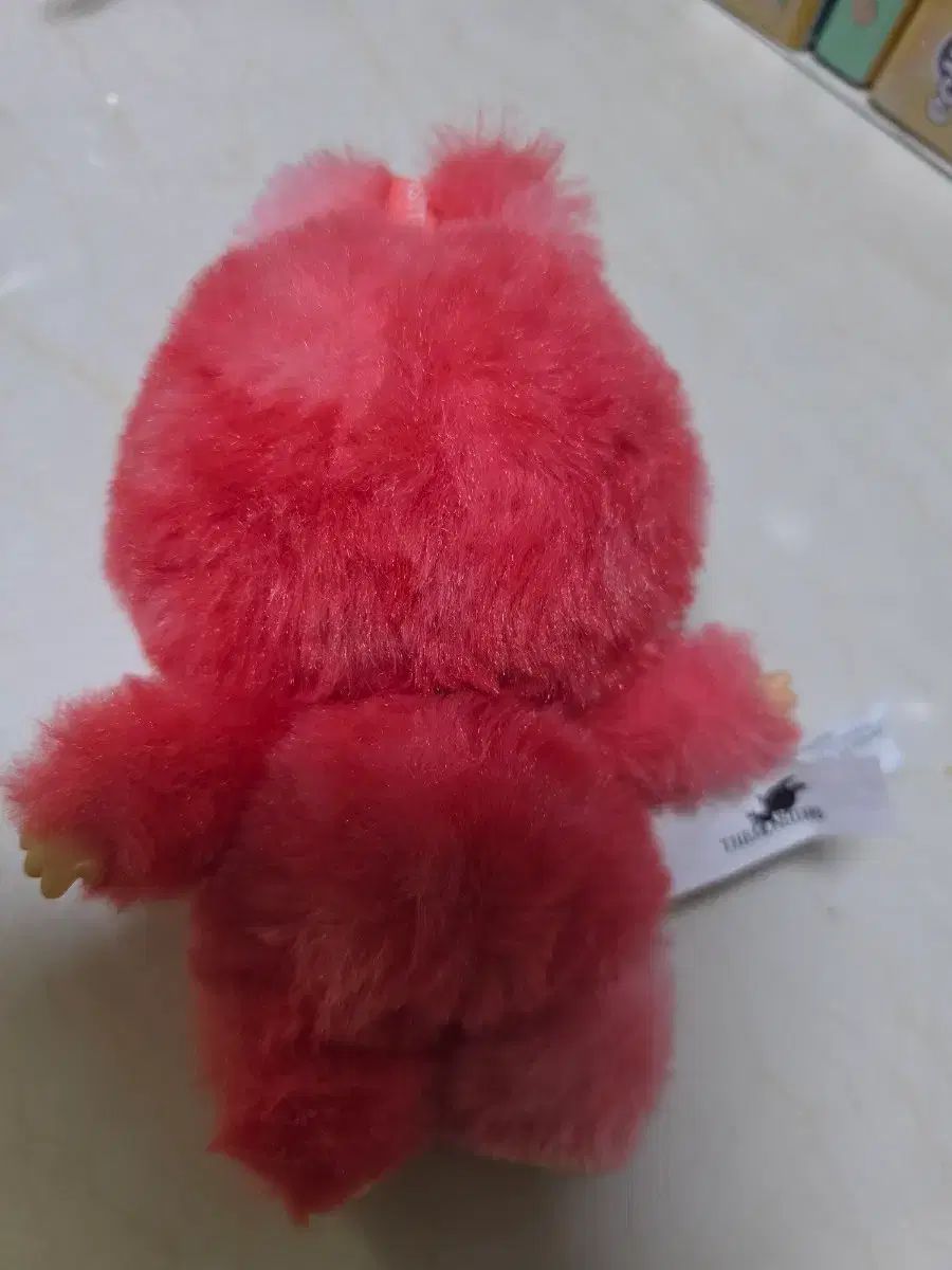 THE MONST ピンク ぬいぐるみ キーホルダー