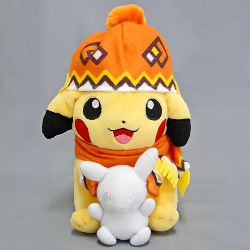中古】ぬいぐるみ 雪まつりのピカチュウ ぬいぐるみ