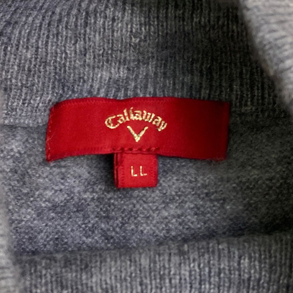 サイズ：LL CALLAWAY キャロウェイ レッドレーベル カシミヤニット