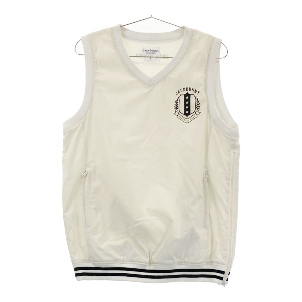 サイズ：2 JACK BUNNY ジャックバニー Vネック ナイロンベスト