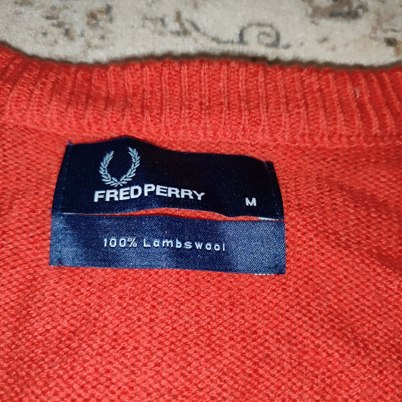 FRED PERRY フレッドペリー 【サイズ】 M ウールニット セーター V 