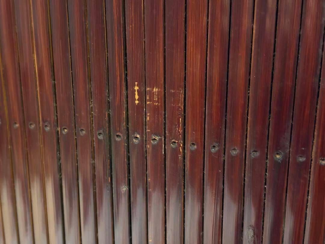 アジアン コンソール バンブー 電話台 ファックス台 アンティーク IZ