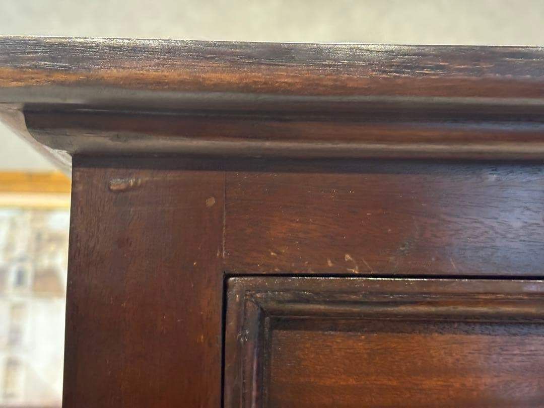 アジアン コンソール バンブー 電話台 ファックス台 アンティーク IZ