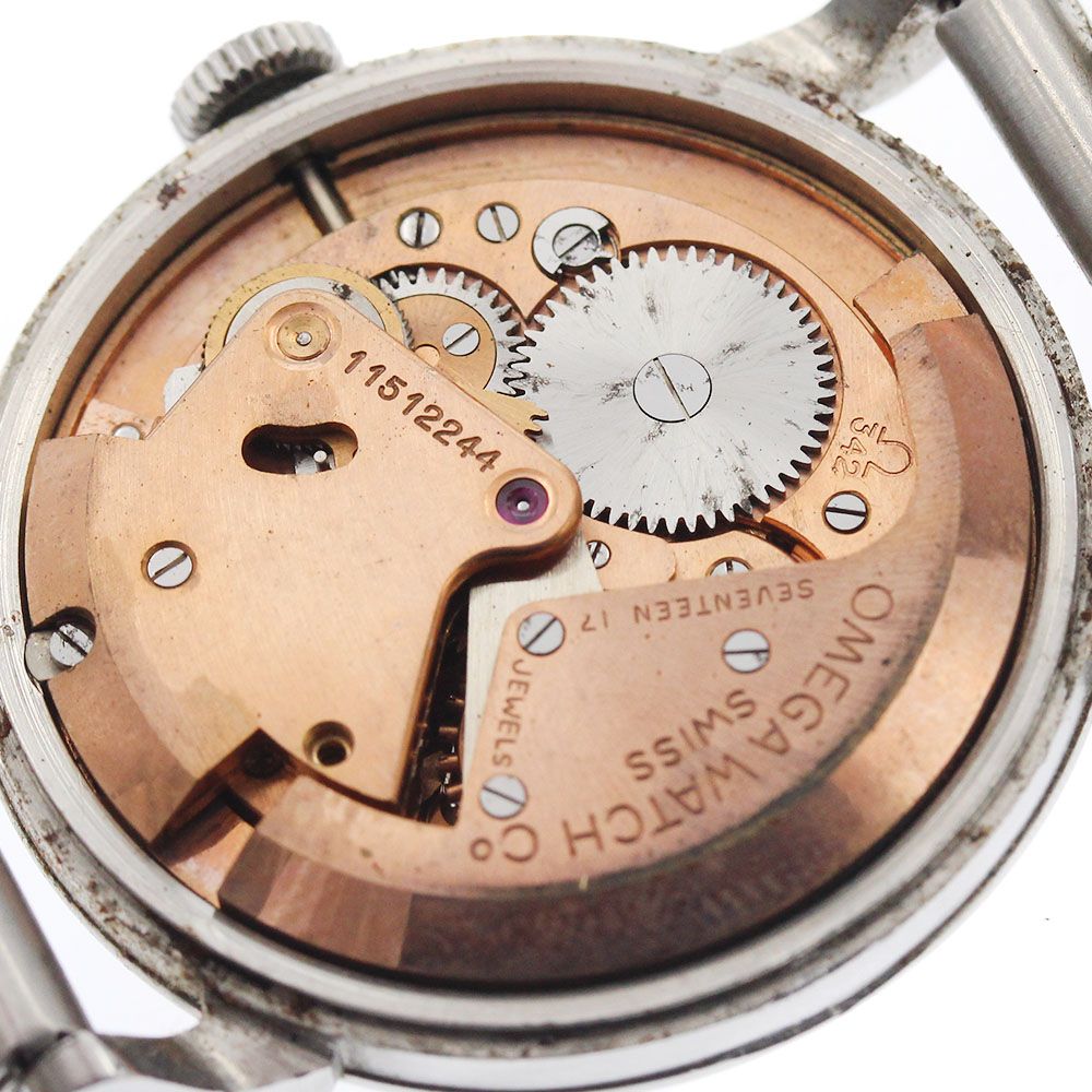 訳あり オメガ OMEGA 2402-3/130 cal.342 ハーフローター 自動巻き