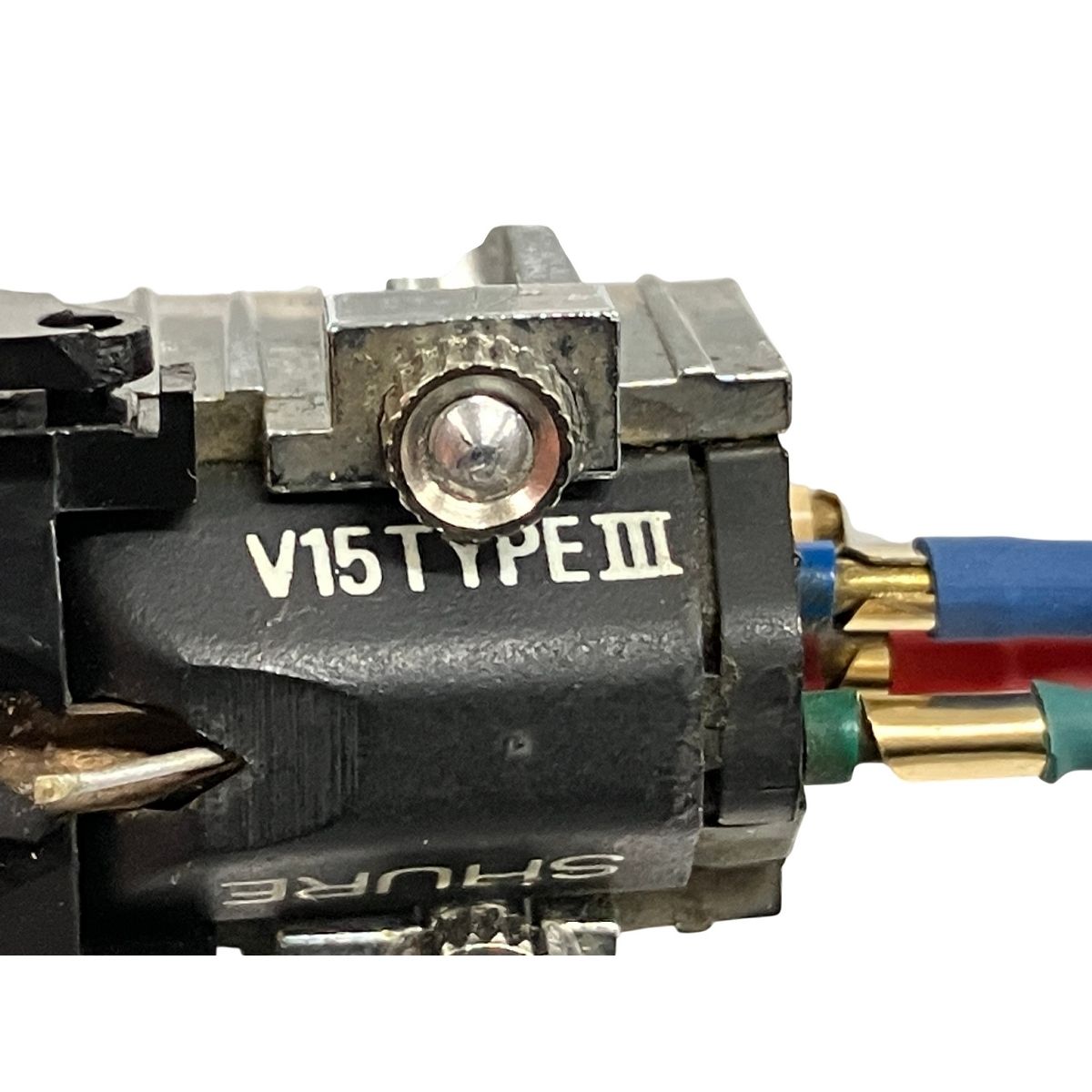 SHURE V15 TYPEIII カートリッジ MM型 シュア ヘッドシェル付き 音響