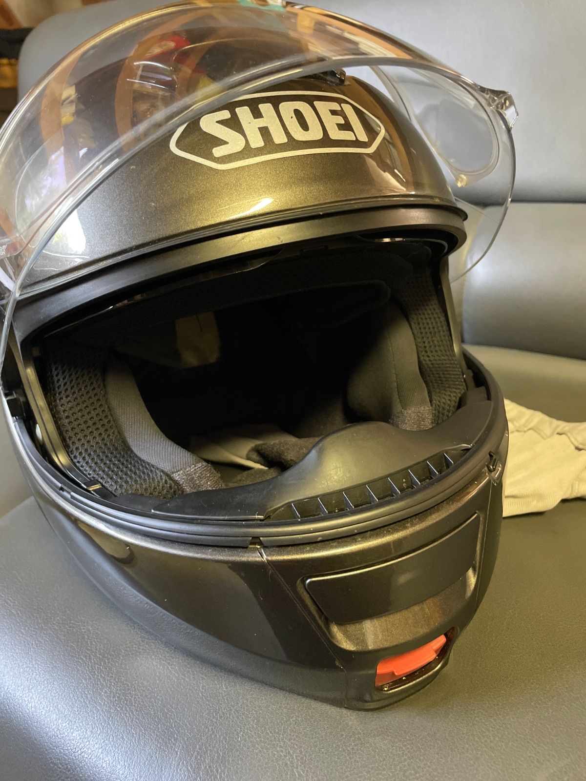 SHOEI NEOTEC アンスラサイトメタリック ヘルメット XL 袋付き バイク
