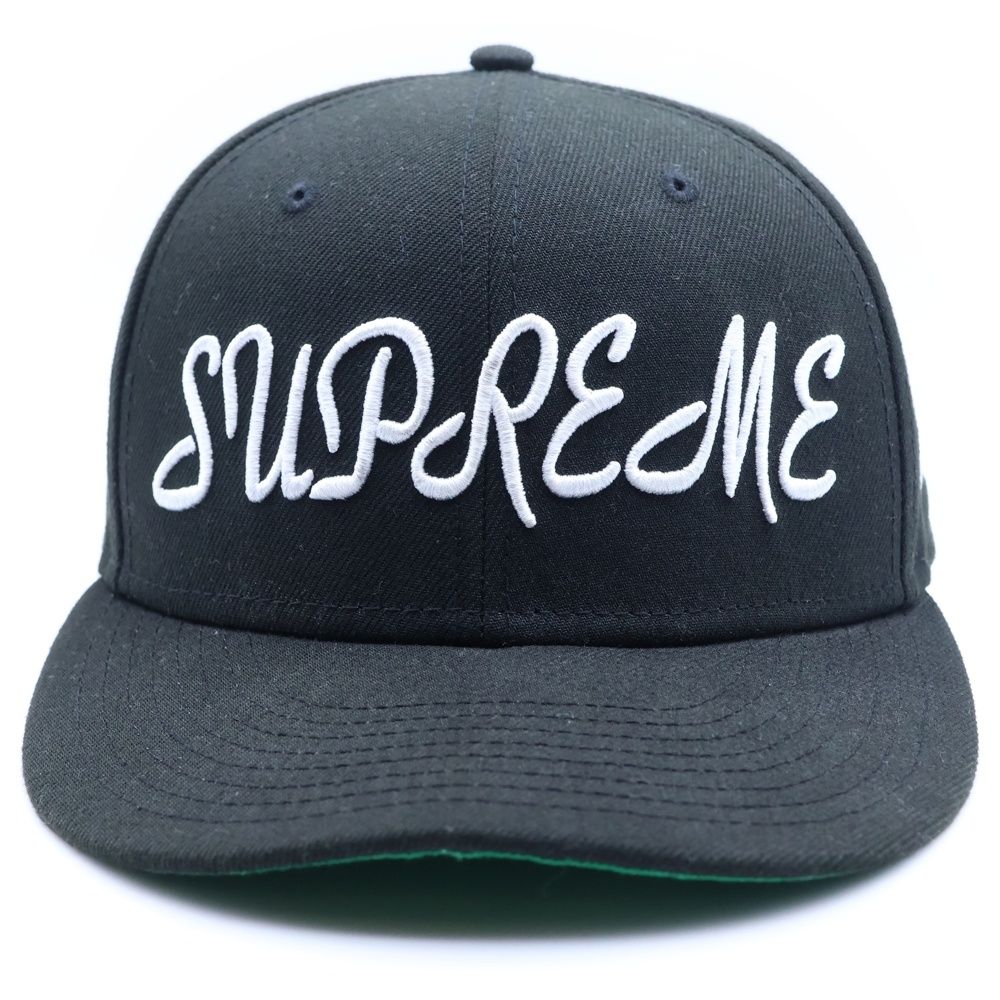 SUPREME (シュプリーム) 23SS Script New Era Cap ロゴ刺繍 スクリプト