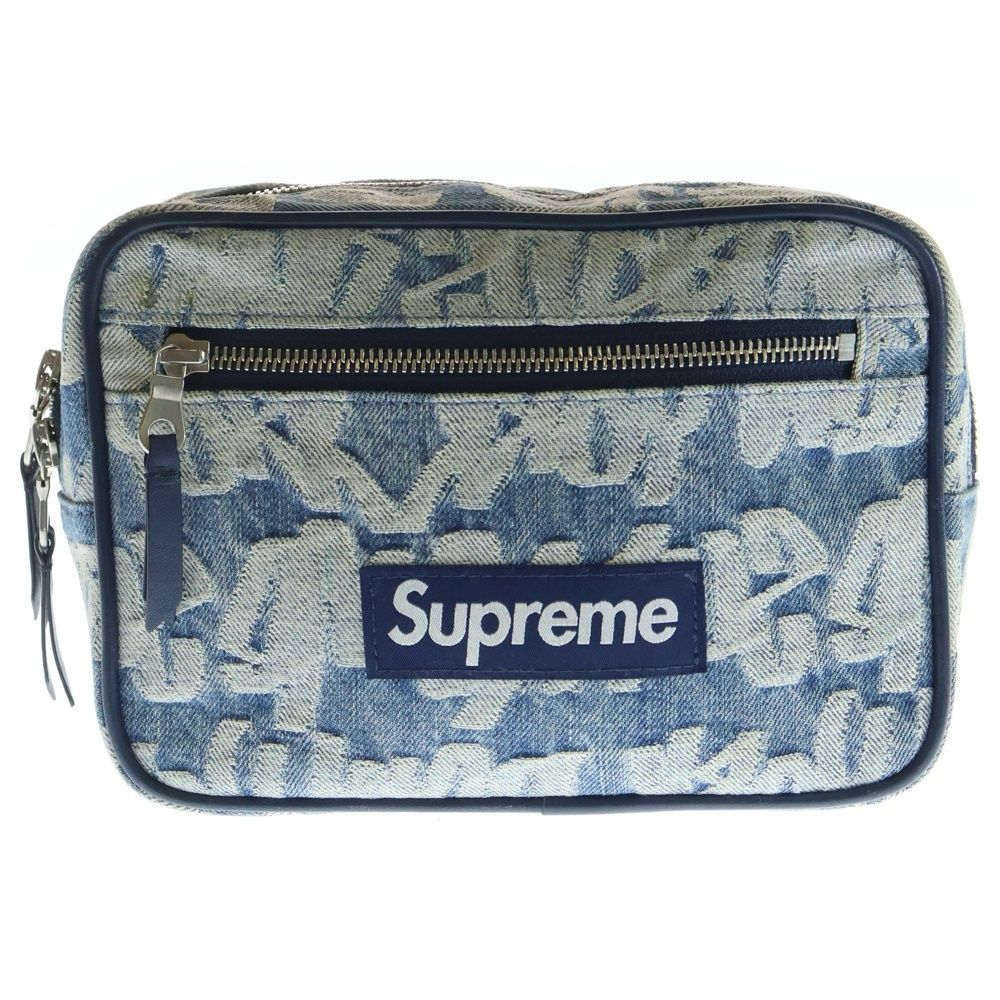 SUPREME (シュプリーム) 22SS Fat Tip Jacquard Denim Waist Bag