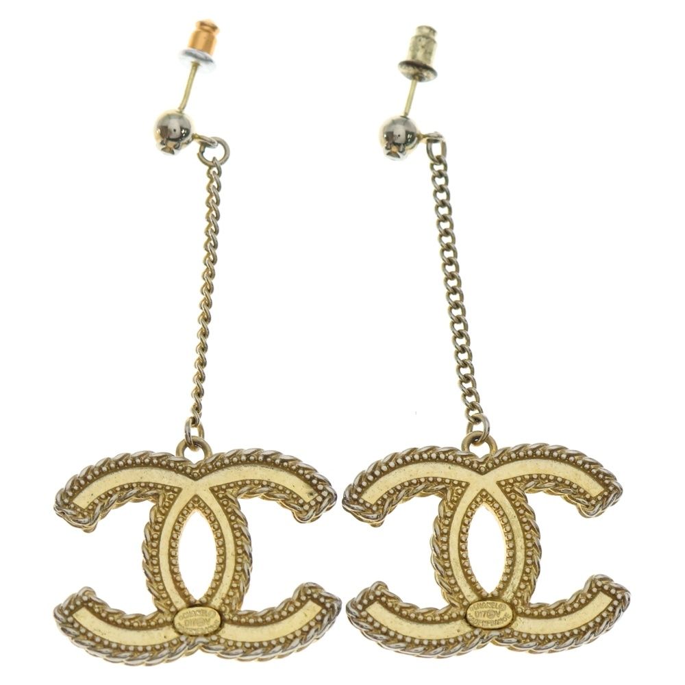 CHANEL (シャネル) ココマークピアス ココスイング ゴールド - メルカリ