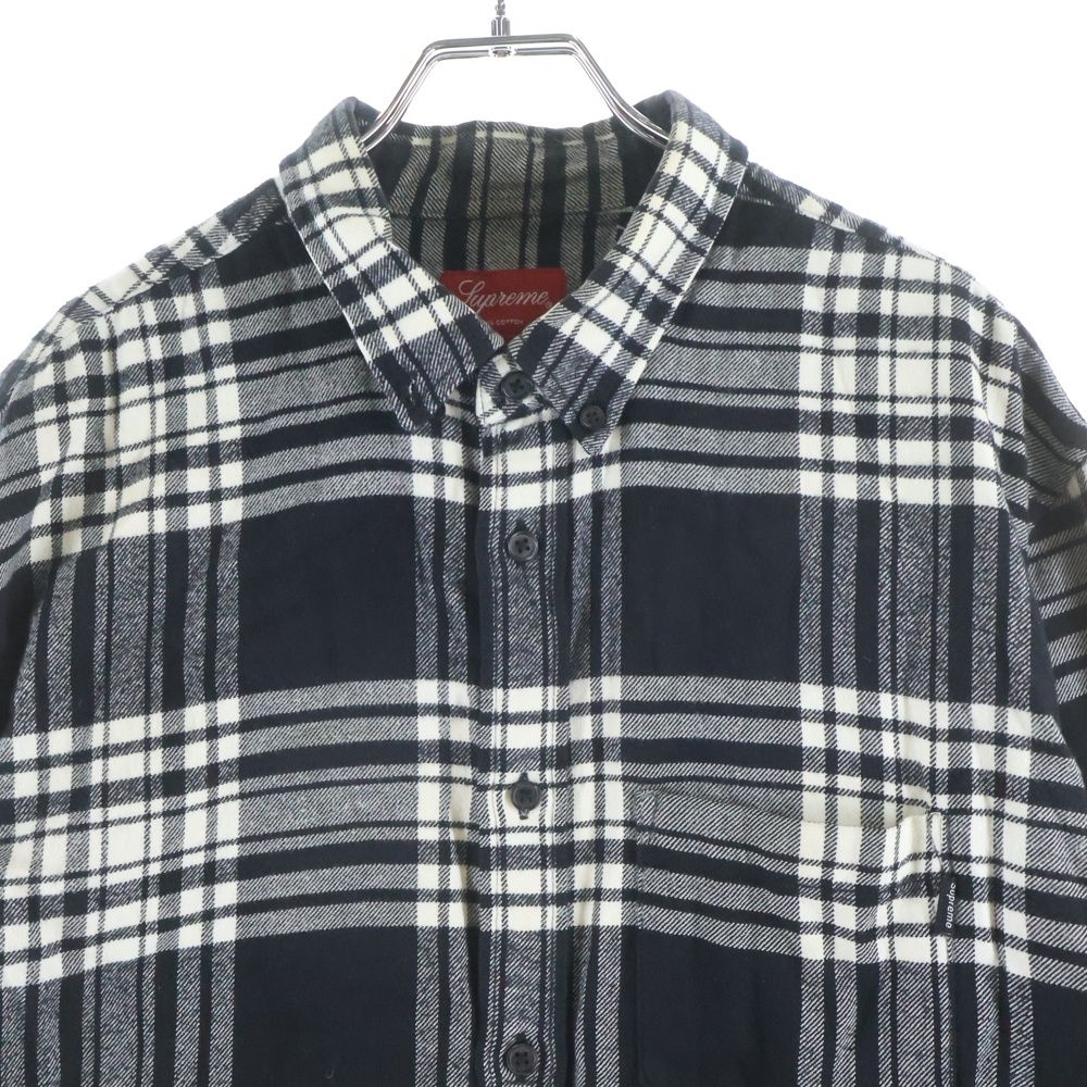 SUPREME (シュプリーム) 19AW Tartan Flannel Shirt Black タータン