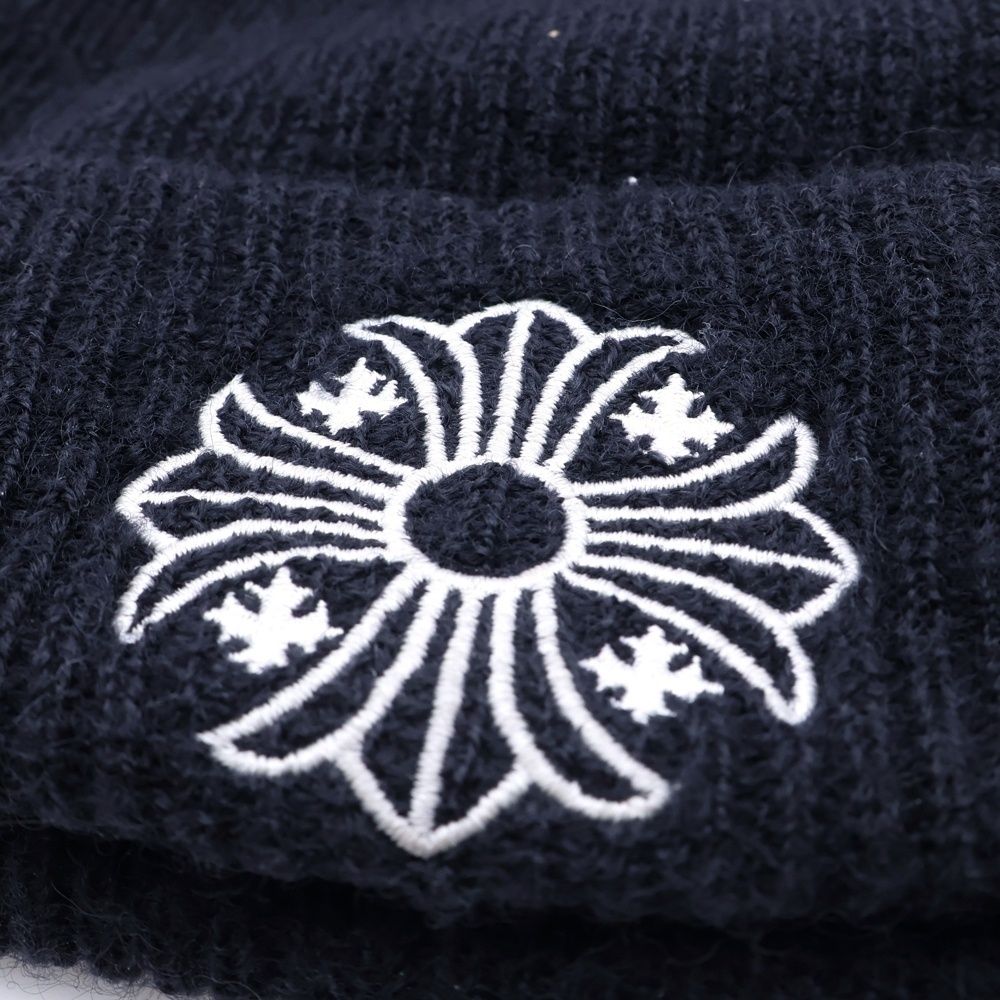 CHROME HEARTS (クロムハーツ) WATCH CAP ワッチキャップ CHプラス刺繍