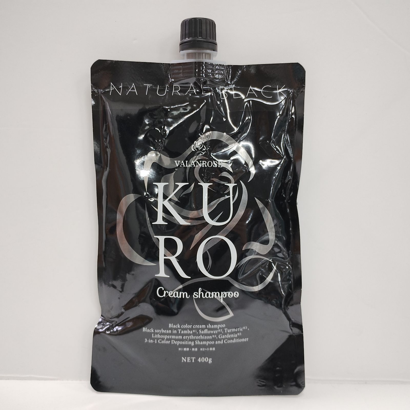 Y4478 K VALANROSE VR クロクリームシャンプー ナチュラルブラック