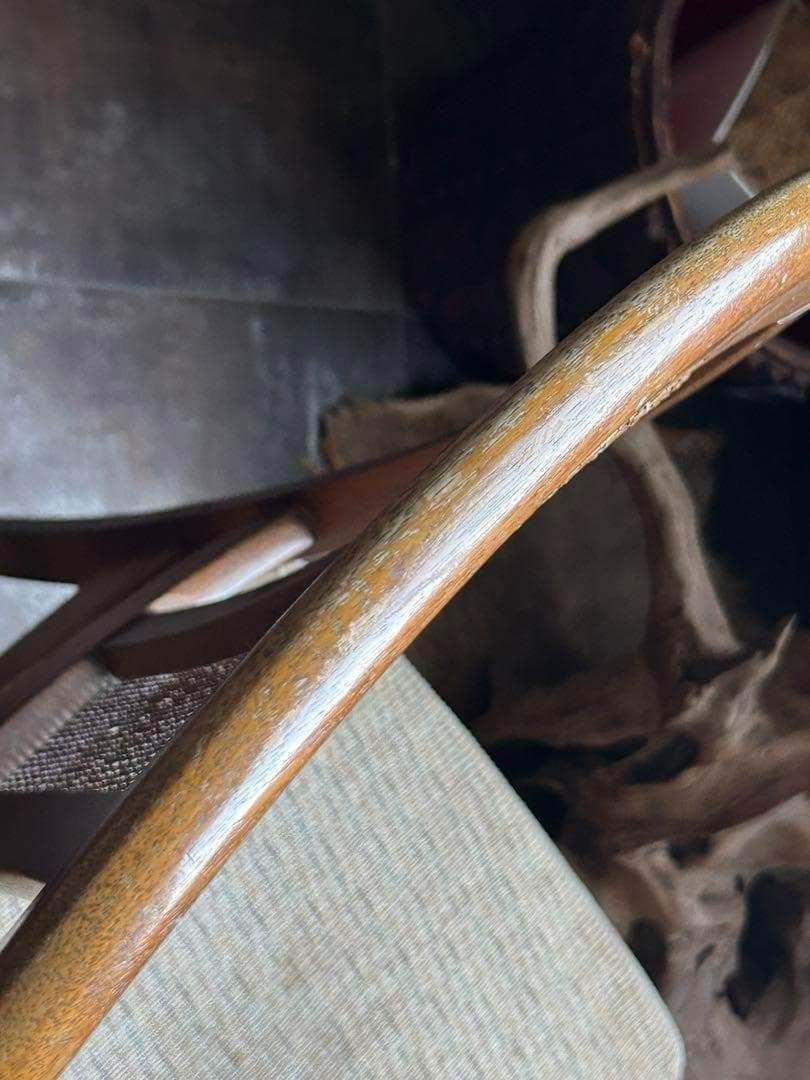 飛騨産業 マルニ木工 ヴィンテージチェア ラタンバックチェア 2脚