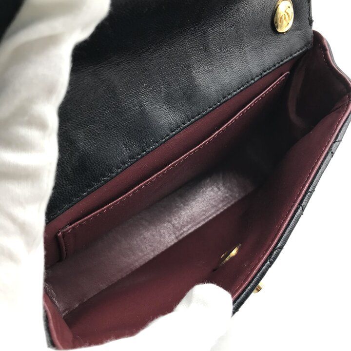 美品 CHANEL シャネル ココマーク ミニ マトラッセ ターンロック