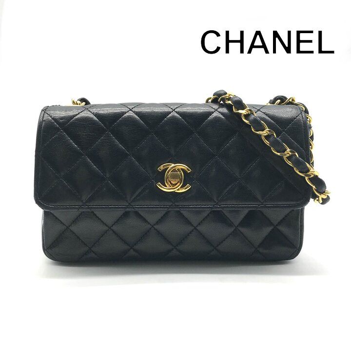 美品 CHANEL シャネル ココマーク ミニ マトラッセ ターンロック