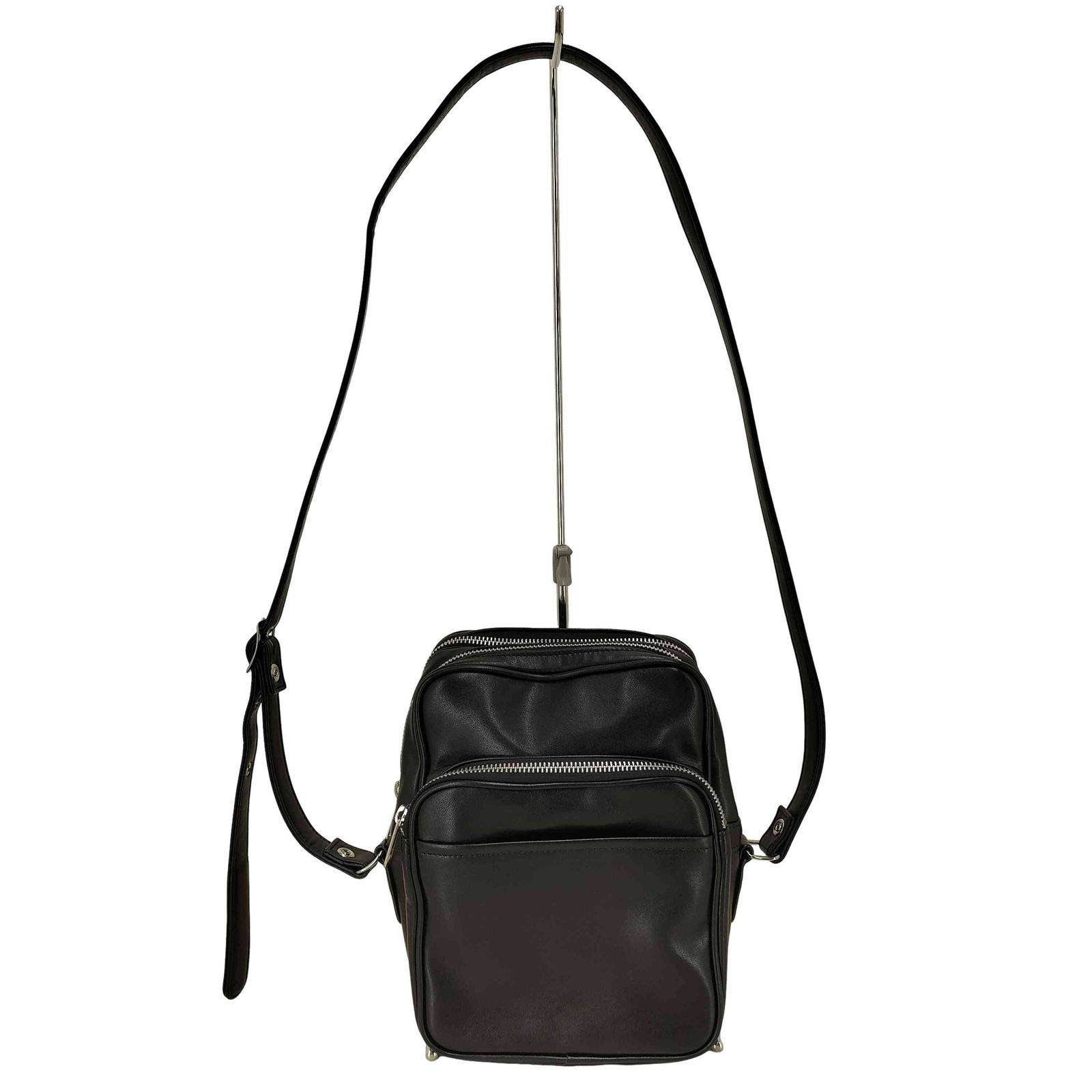 COMME des GARCONS レザーショルダーバッグ コムデギャルソン COMME des GARCONS フェイクレザー ショルダーバッグ