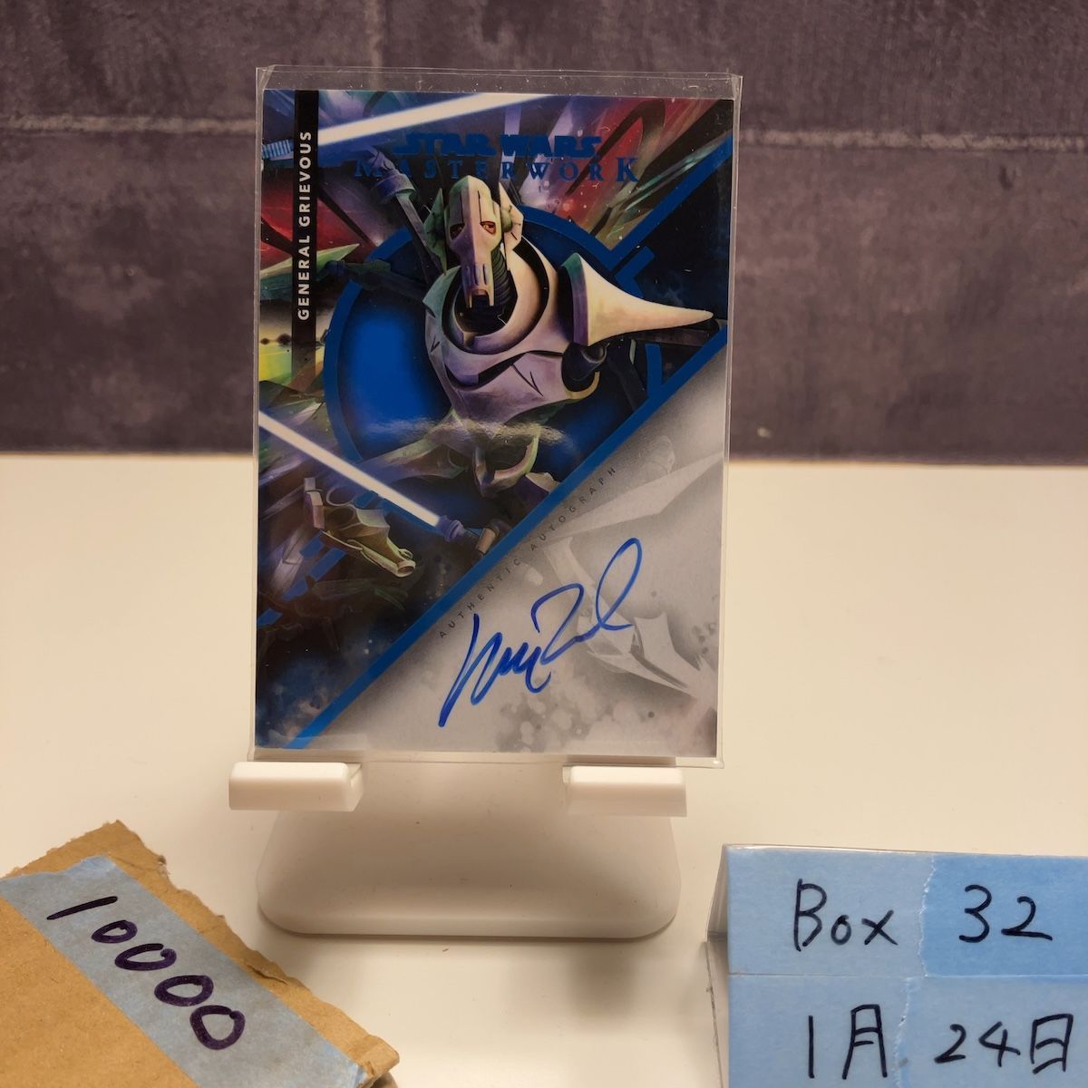 Topps Star Wars Masterwork Matthew Wood 39/99 直筆サインカード