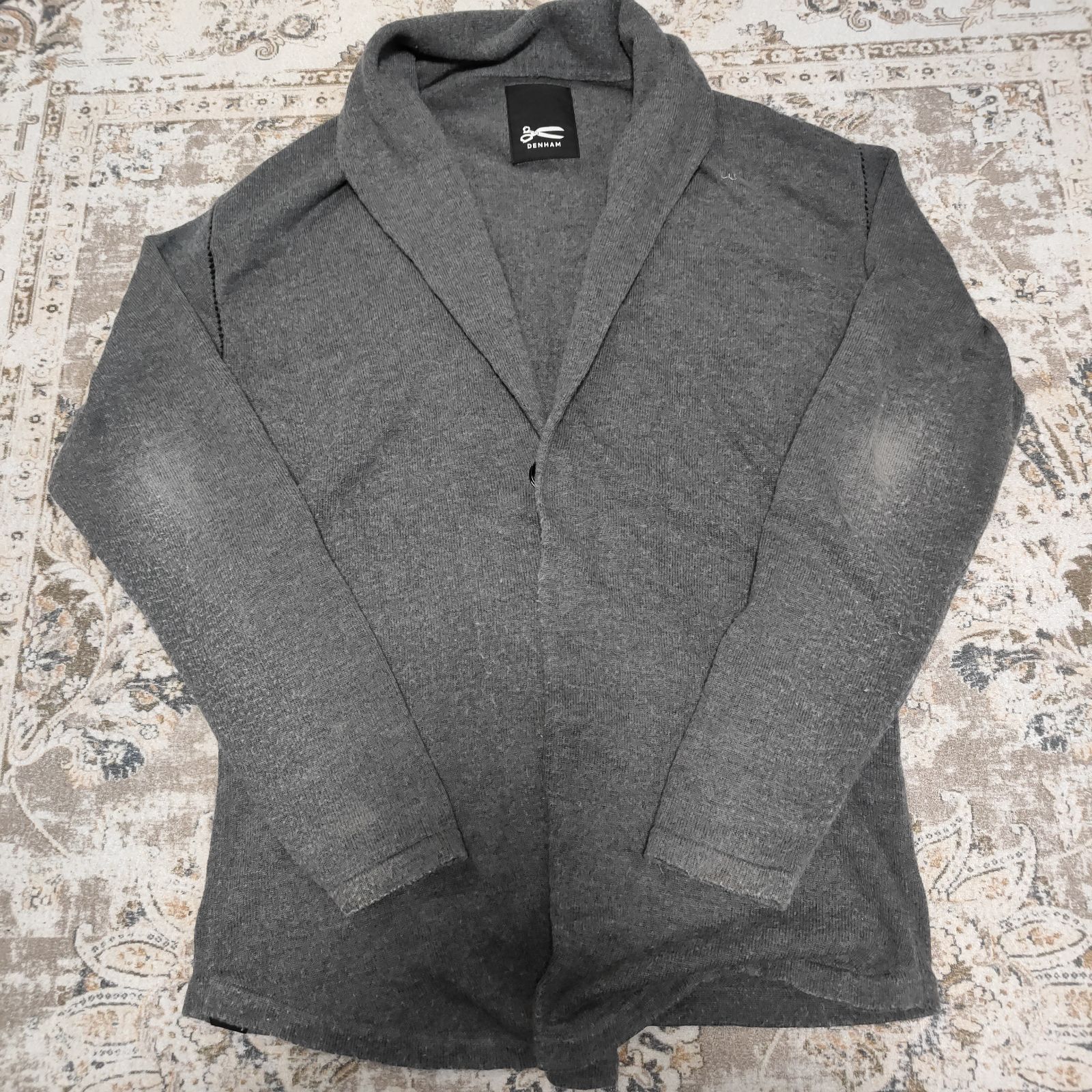 DENHAM【デンハム】美品☆グレーニットジャケット□2015年S/S
