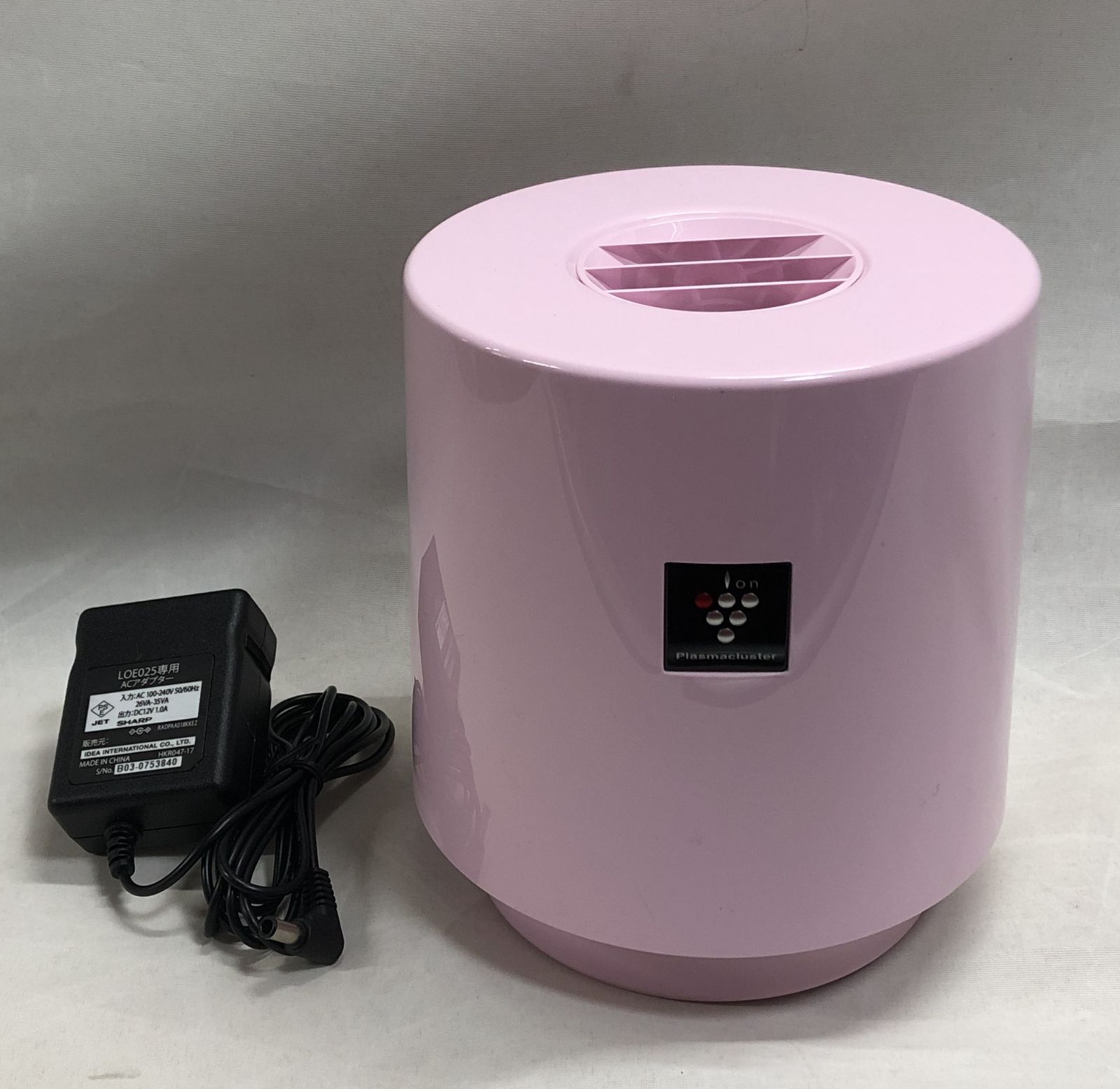 ◇SHARP シャープ プラズマクラスター イオン発生機 LOE025-PK ピンク