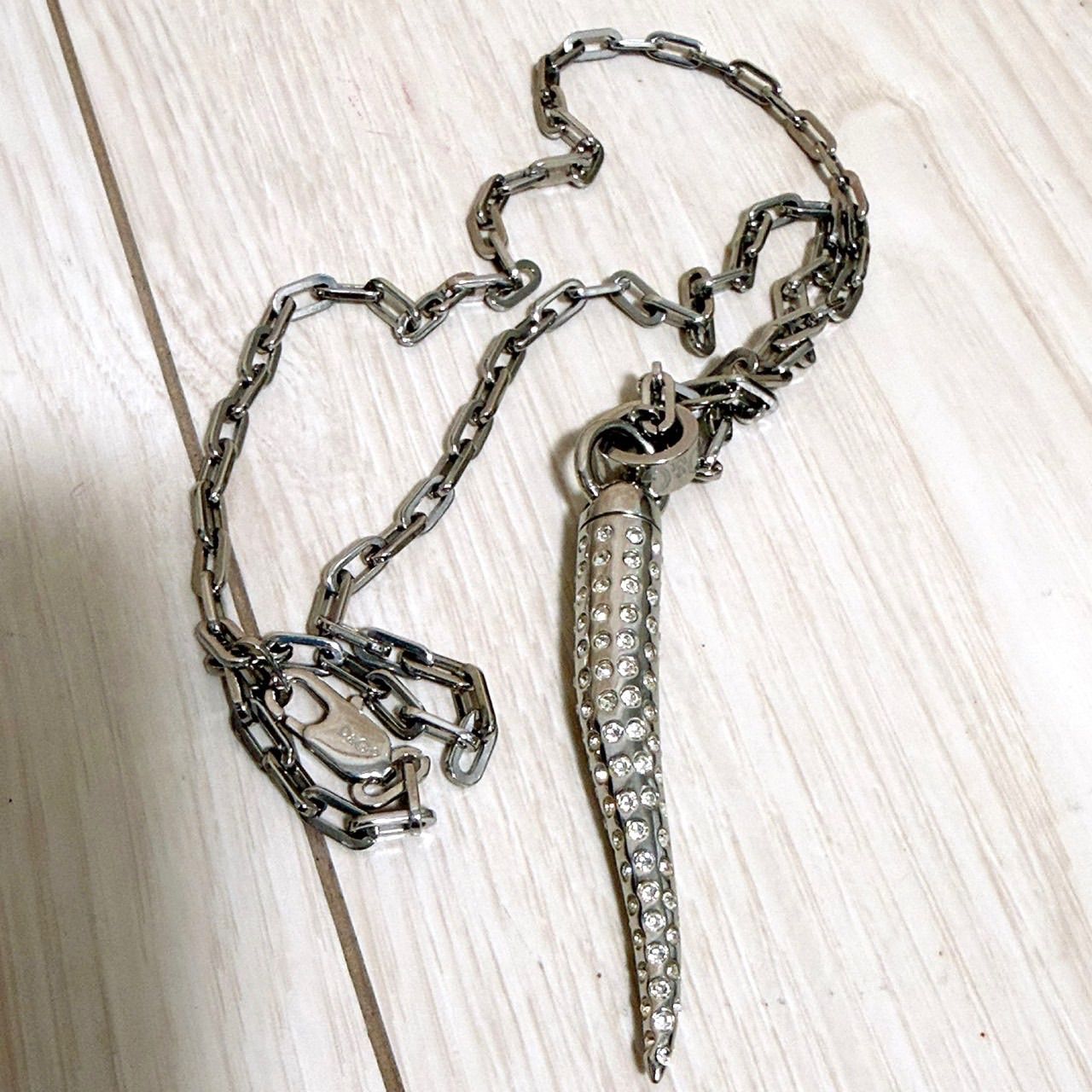 超美品) Dolce＆Gabbana(ドルチェ&ガッバーナ)コルノ ネックレス 