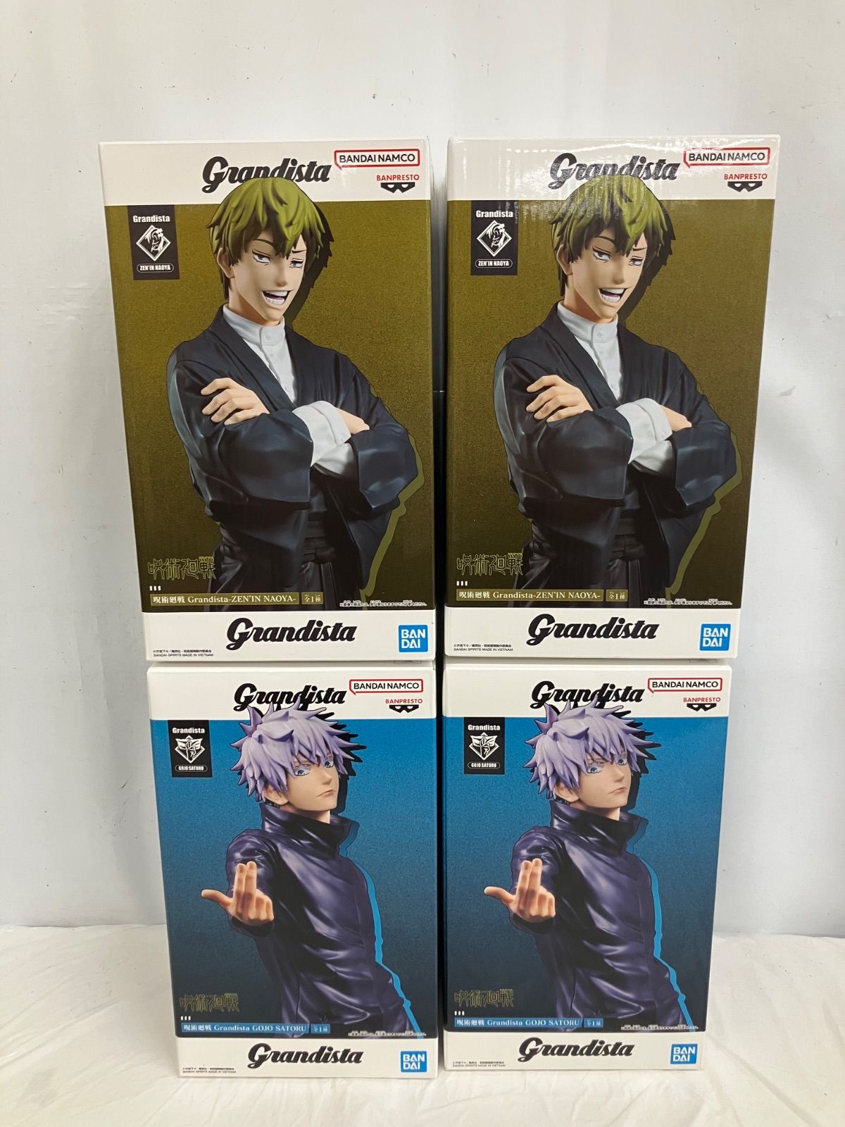 未開封 呪術廻戦 Grandista フィギュア 4個 LF3045 f101 - メルカリ