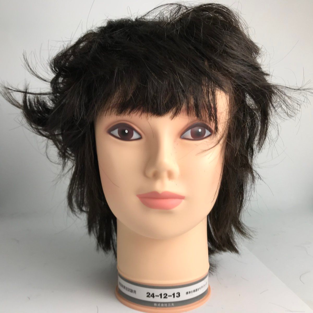 □□ 標準仕様適合モデルウィッグ まとめ12個 美容師実技試験用 株式