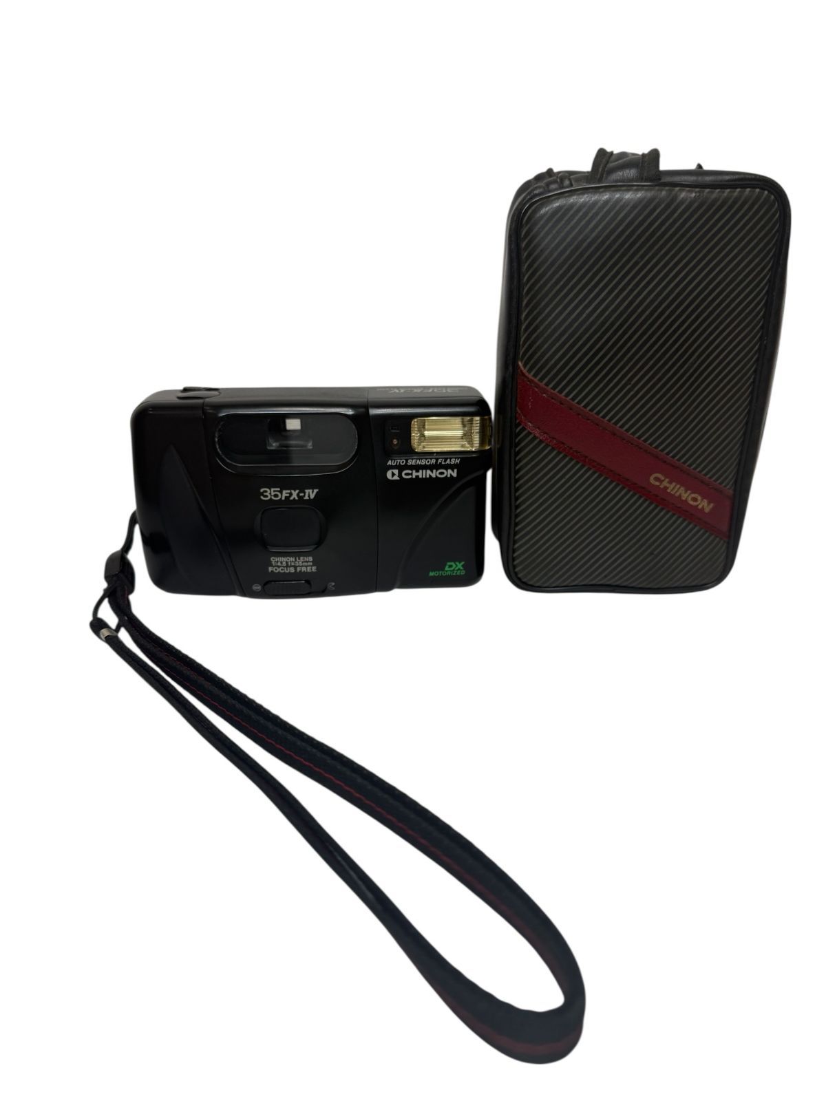 CHINON 35FX-IV コンパクトフィルムカメラ 1:4.5 f=35mm ケース付き