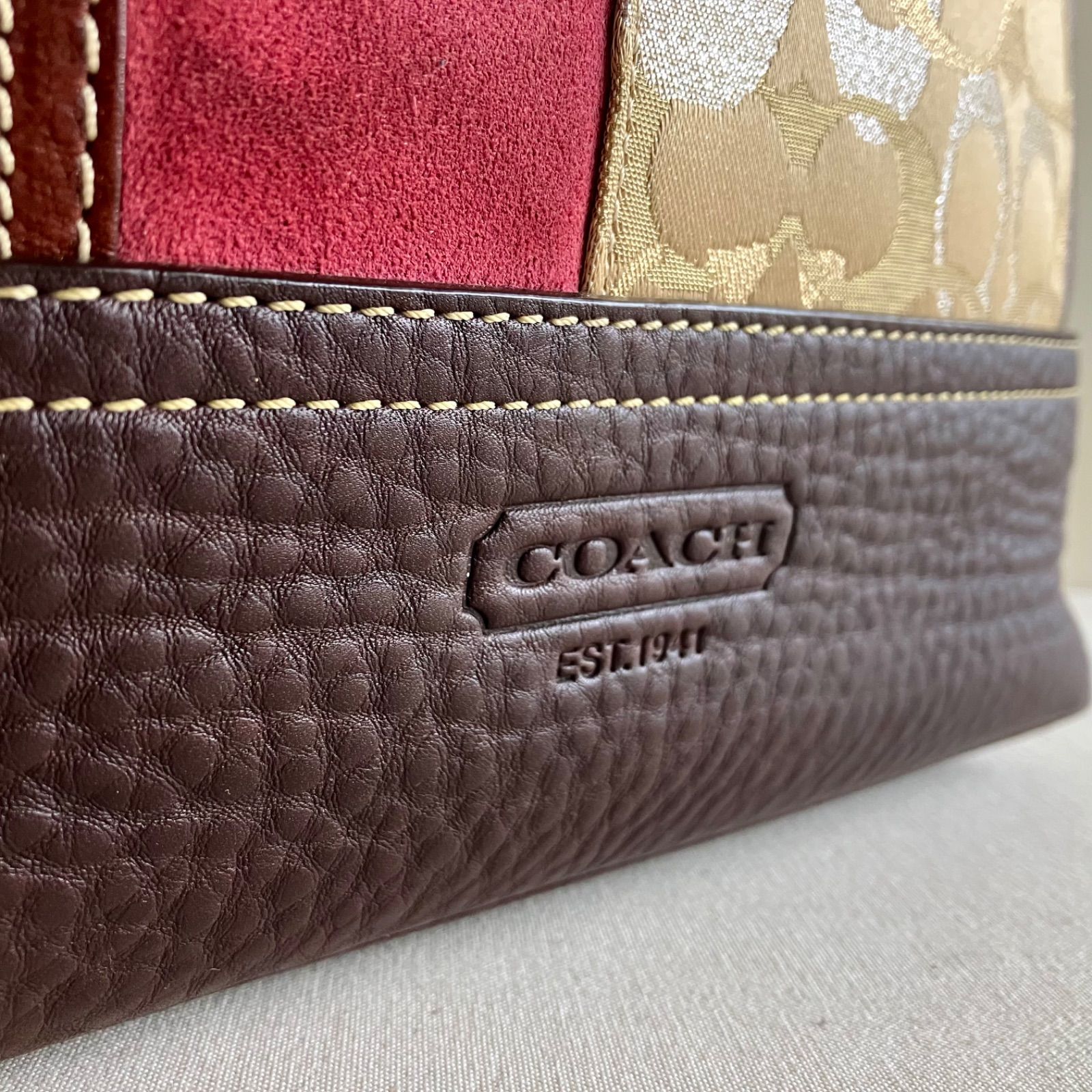 OneMall provides Mercari products: Rare Coach Vintage Multicolor 