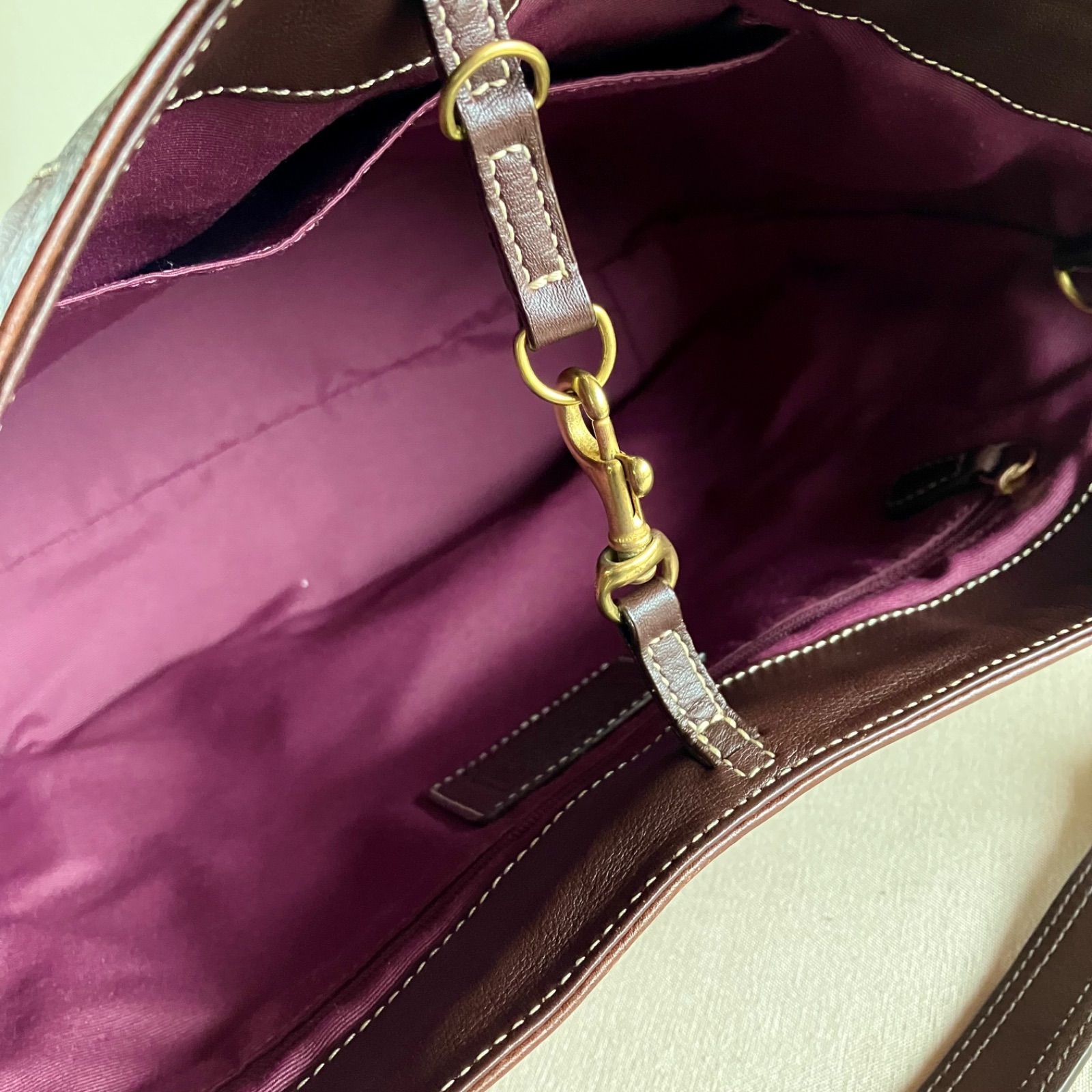 Rare Coach Vintage Multicolor Suede Patchwork Leather Shoulder