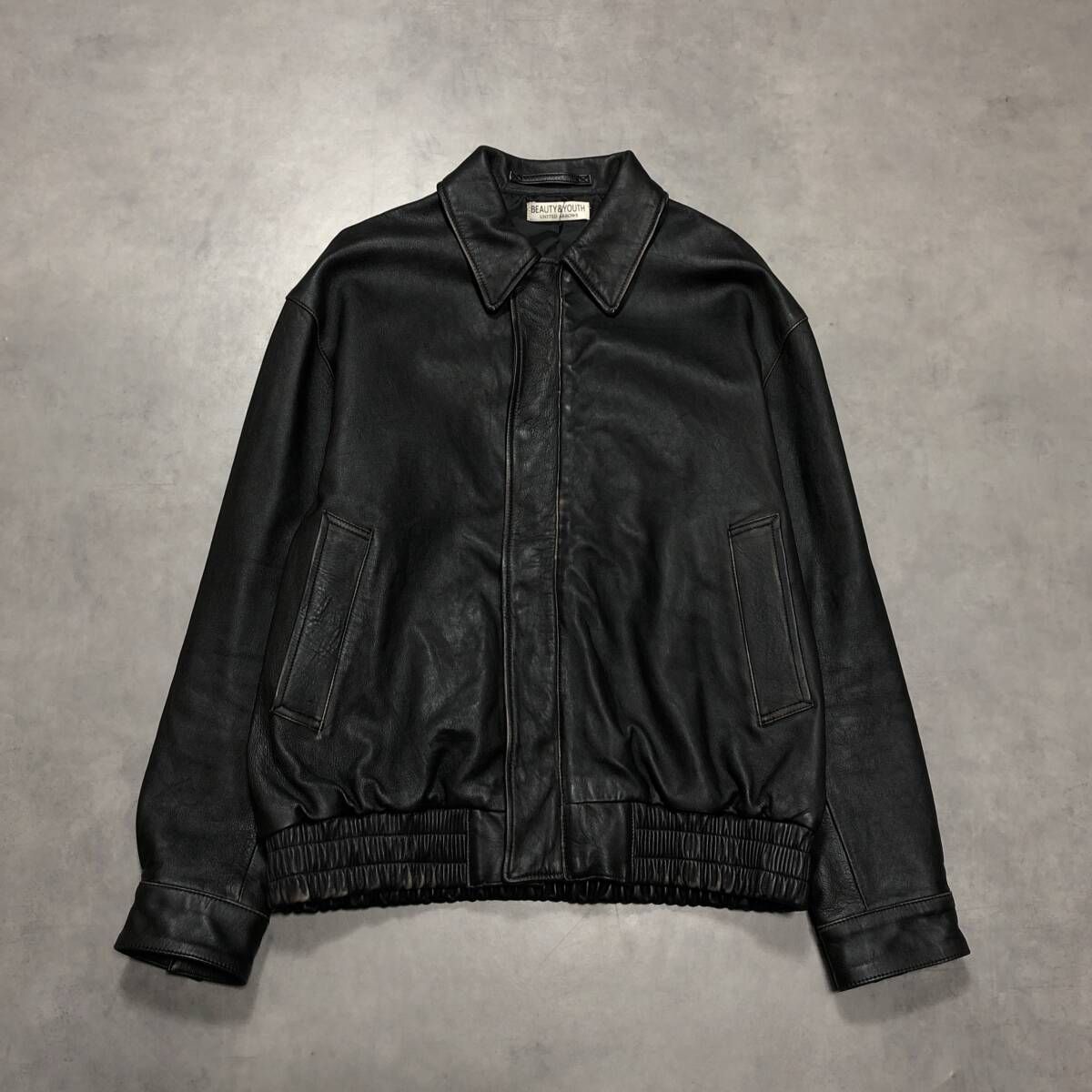 GQ4821◇BEAUTY&YOUTH：25AW ラブレザーフライトジャケット◇M 