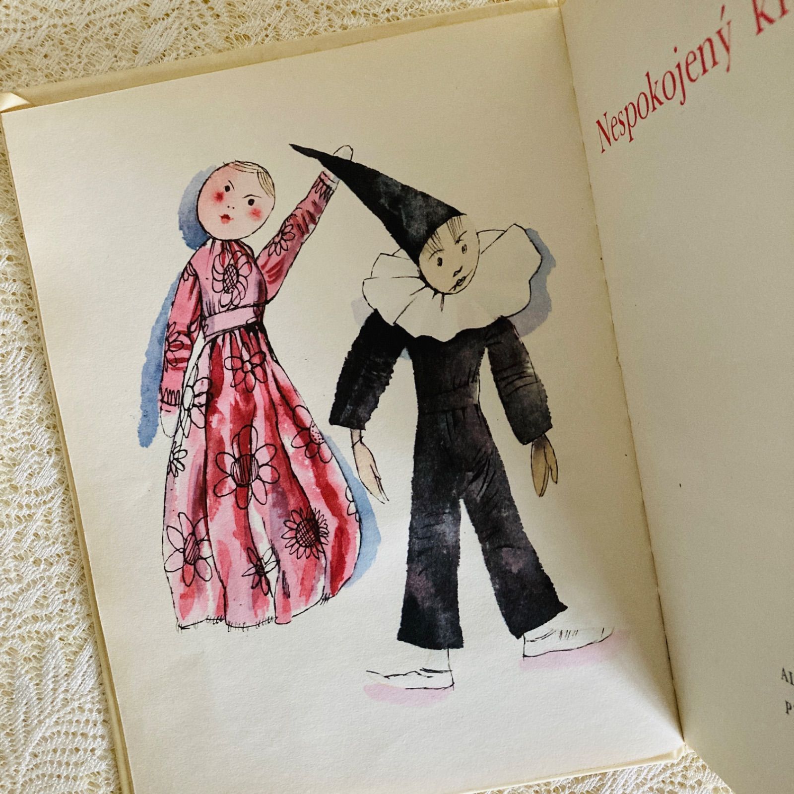 カレル・スヴォリンスキー挿絵のチェコ語絵本 愛らしいうさぎの表紙