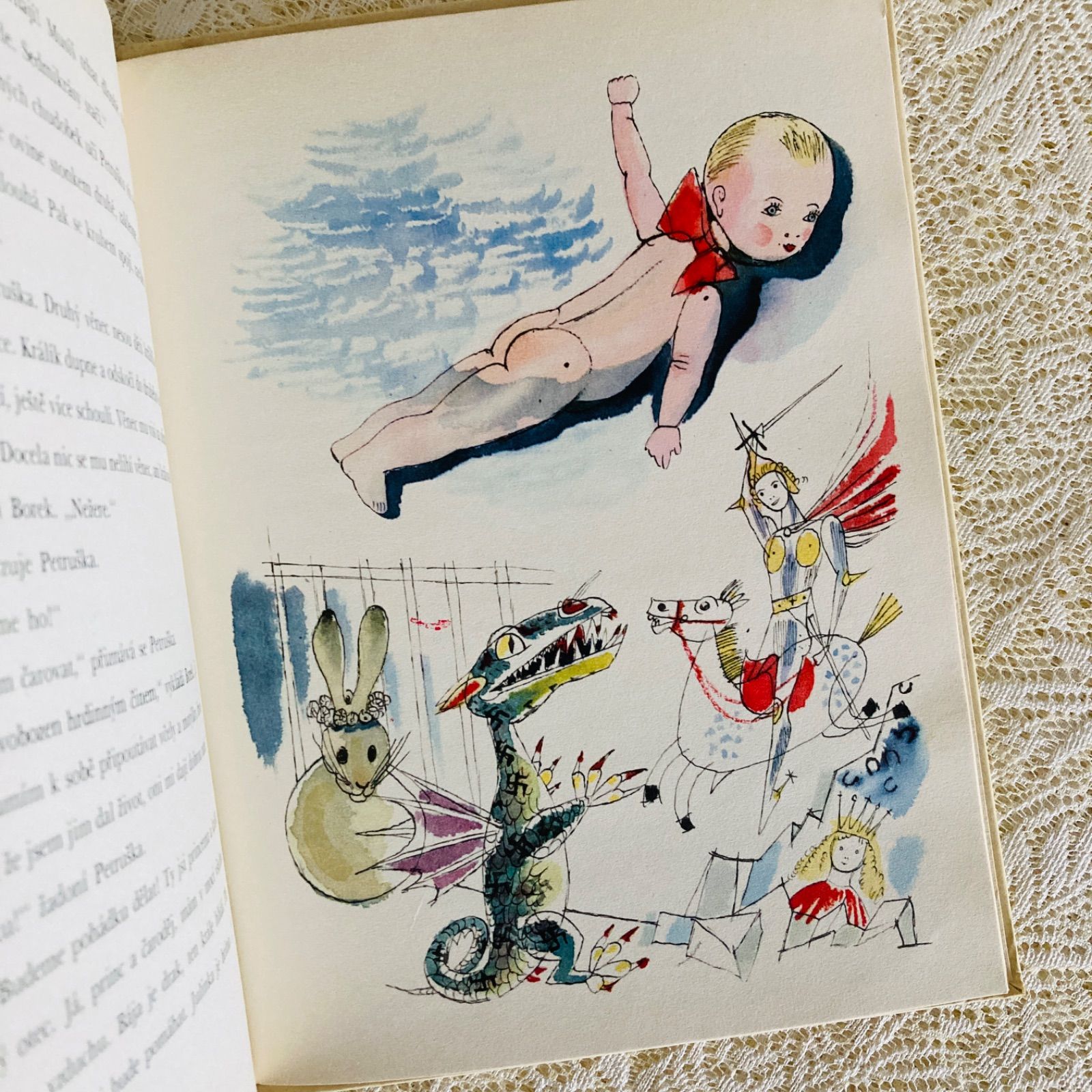 カレル・スヴォリンスキー挿絵のチェコ語絵本 愛らしいうさぎの表紙