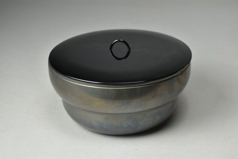 蔵A5946】一ノ瀬宗辰 砂張 単瓢平水指 共箱 茶道具 - メルカリ