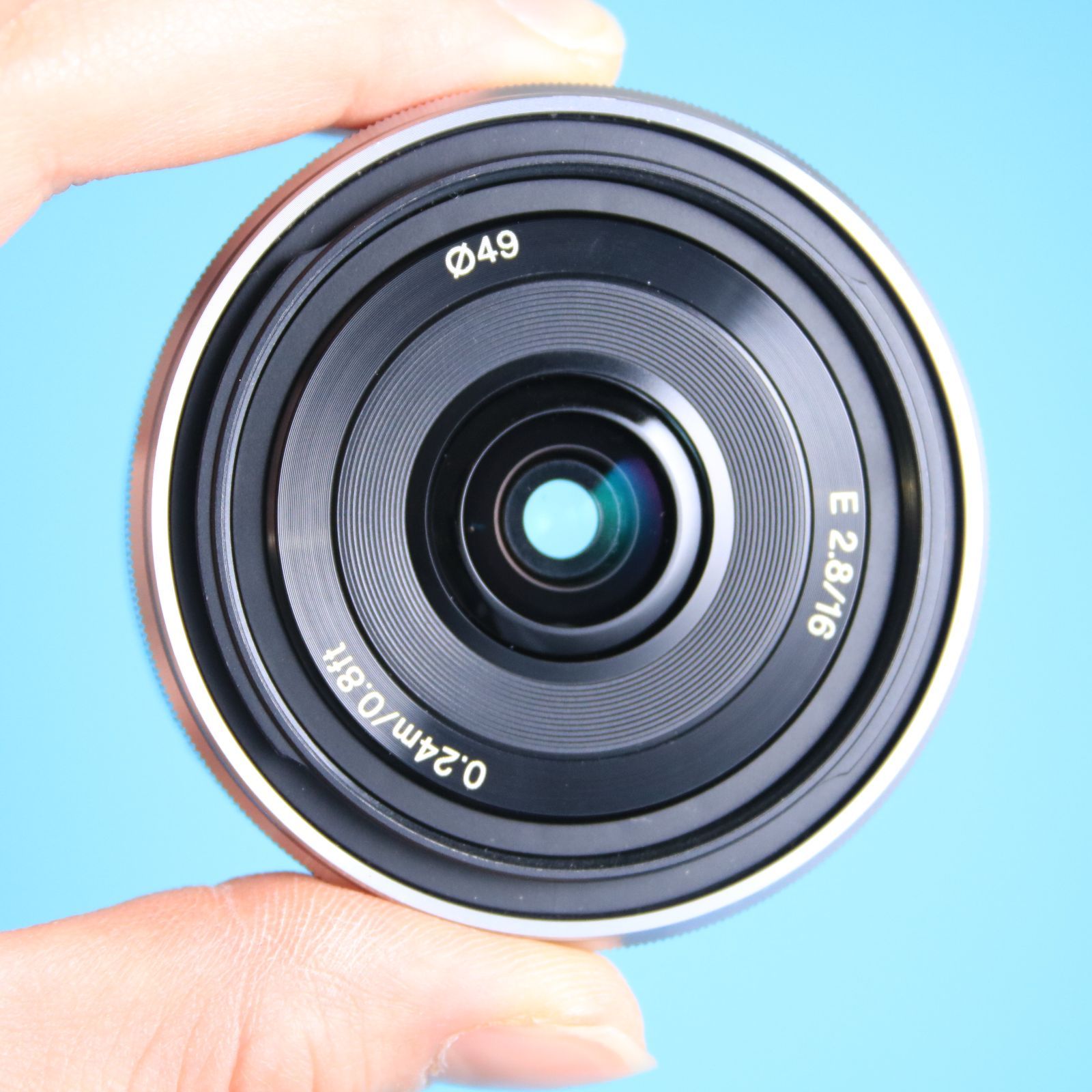 ❁美品❁ SONY SEL16F28 パンケーキレンズ E 16mm f2.8 単焦点レンズ E