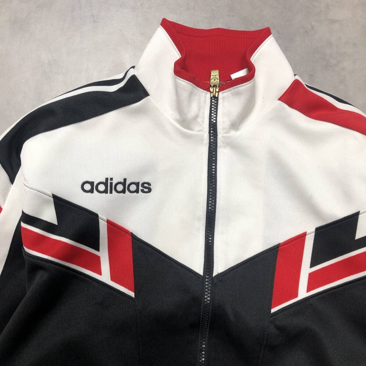 GQ4826◇adidas：90's トラックジャケット◇ブラック系 デサント製