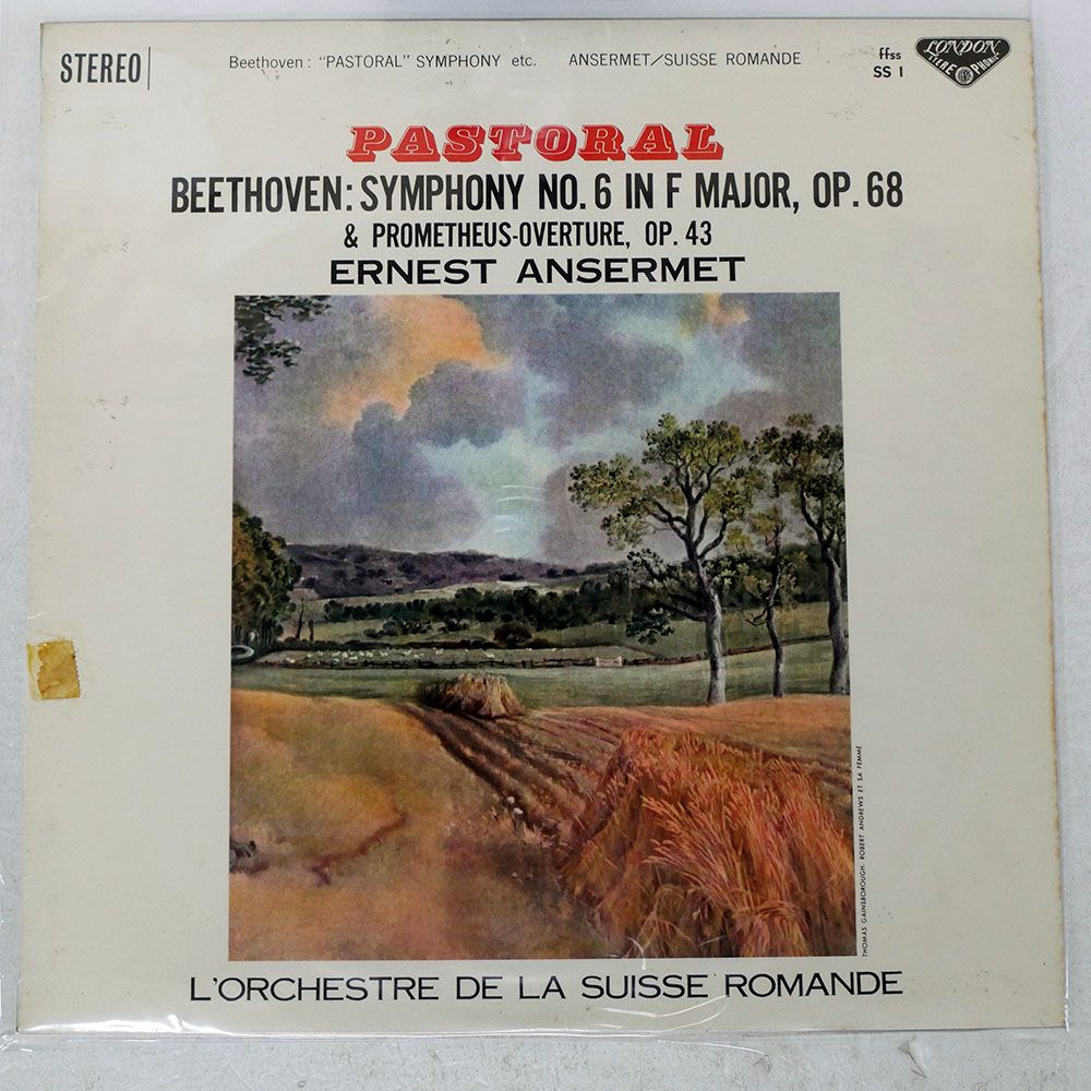 国内盤 ERNEST ANSERMET/ベートーヴェン/交響曲第6番 田園/LONDON SS1