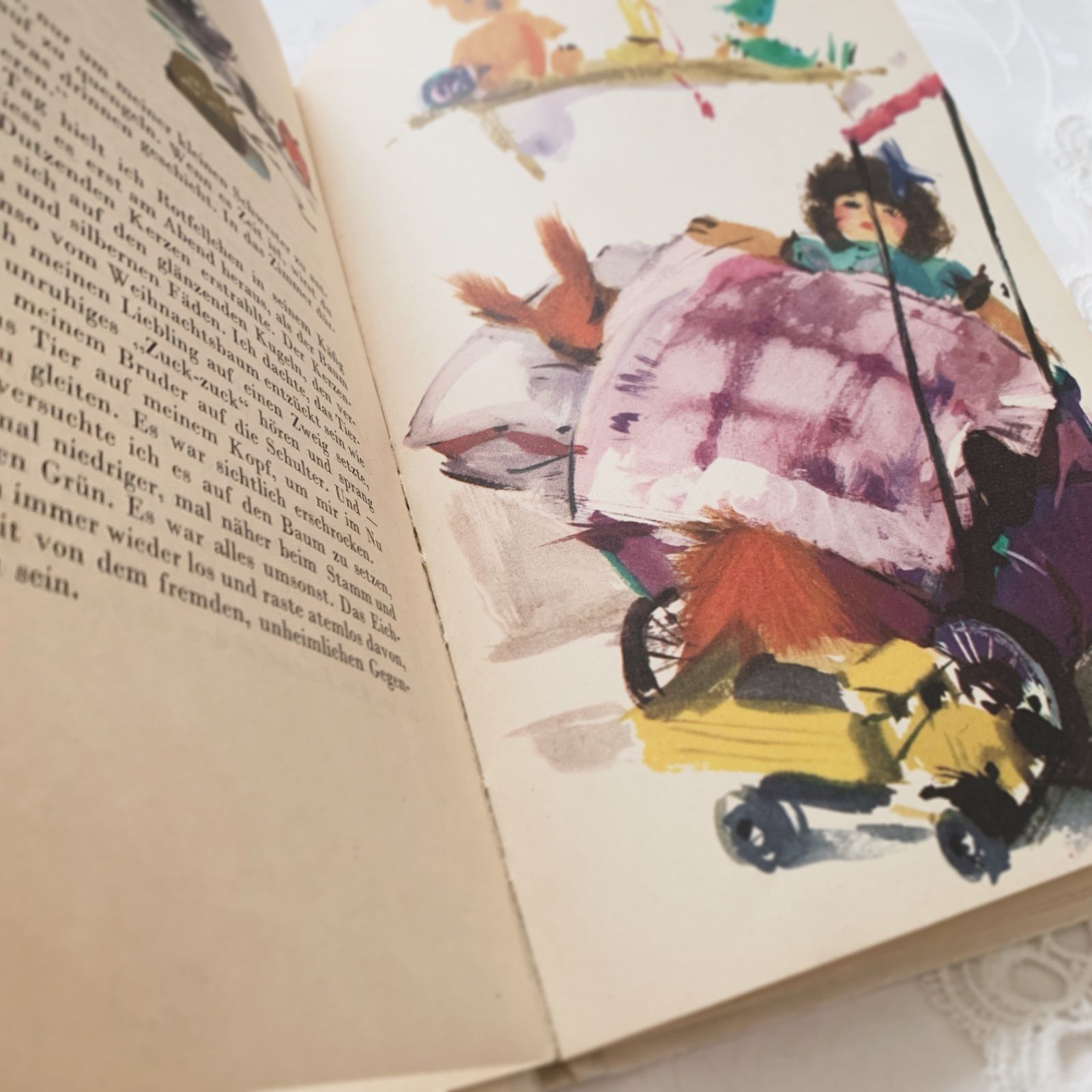 いたずらっこなリスが可愛い東欧ビンテージ・チェコ絵本-ヤヌシュ