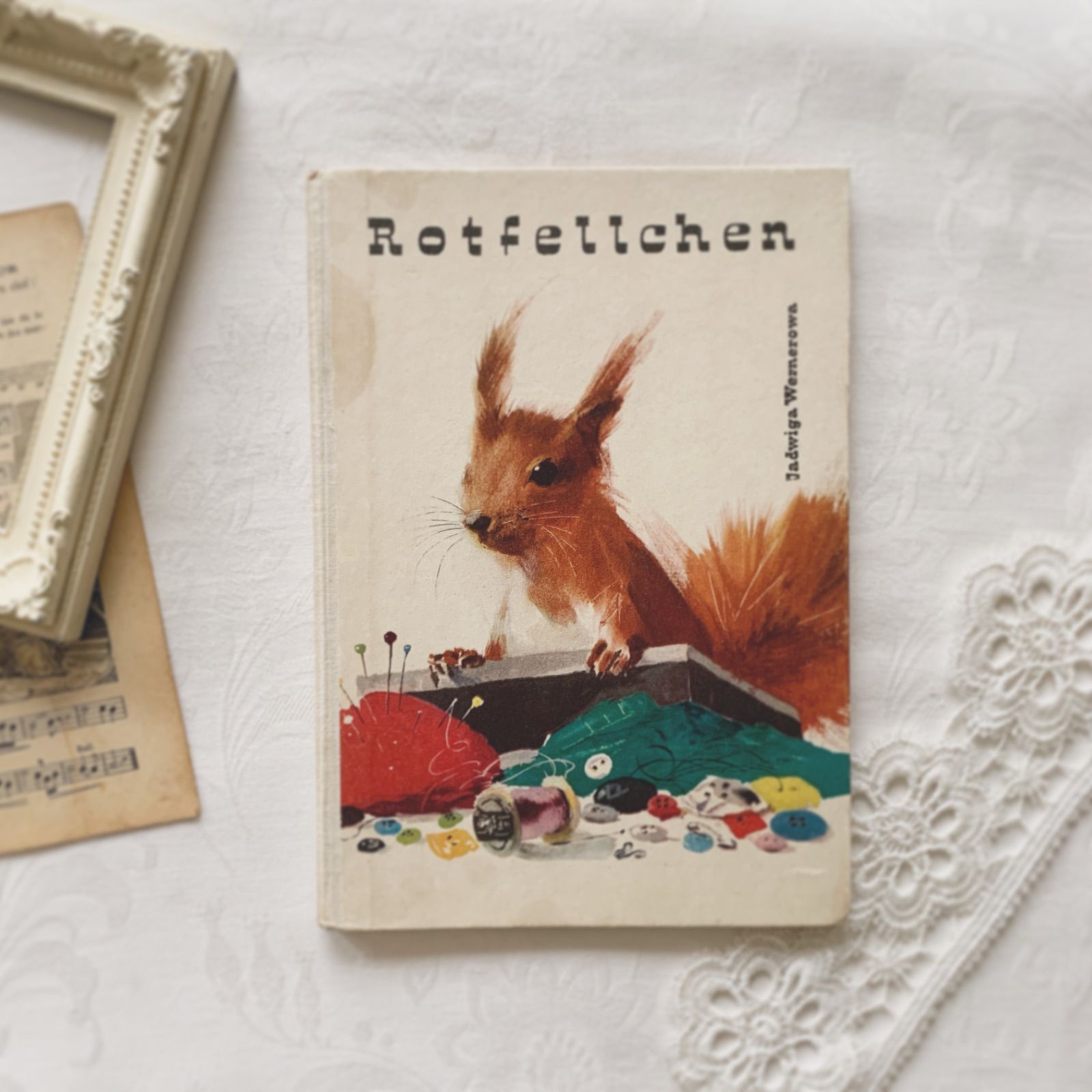 いたずらっこなリスが可愛い東欧ビンテージ・チェコ絵本-ヤヌシュ