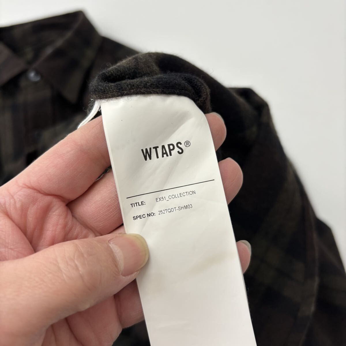 25aw 2025 WTAPS ダブルタップス TXT 01 LS WOPL TWEED TEXTILE OF