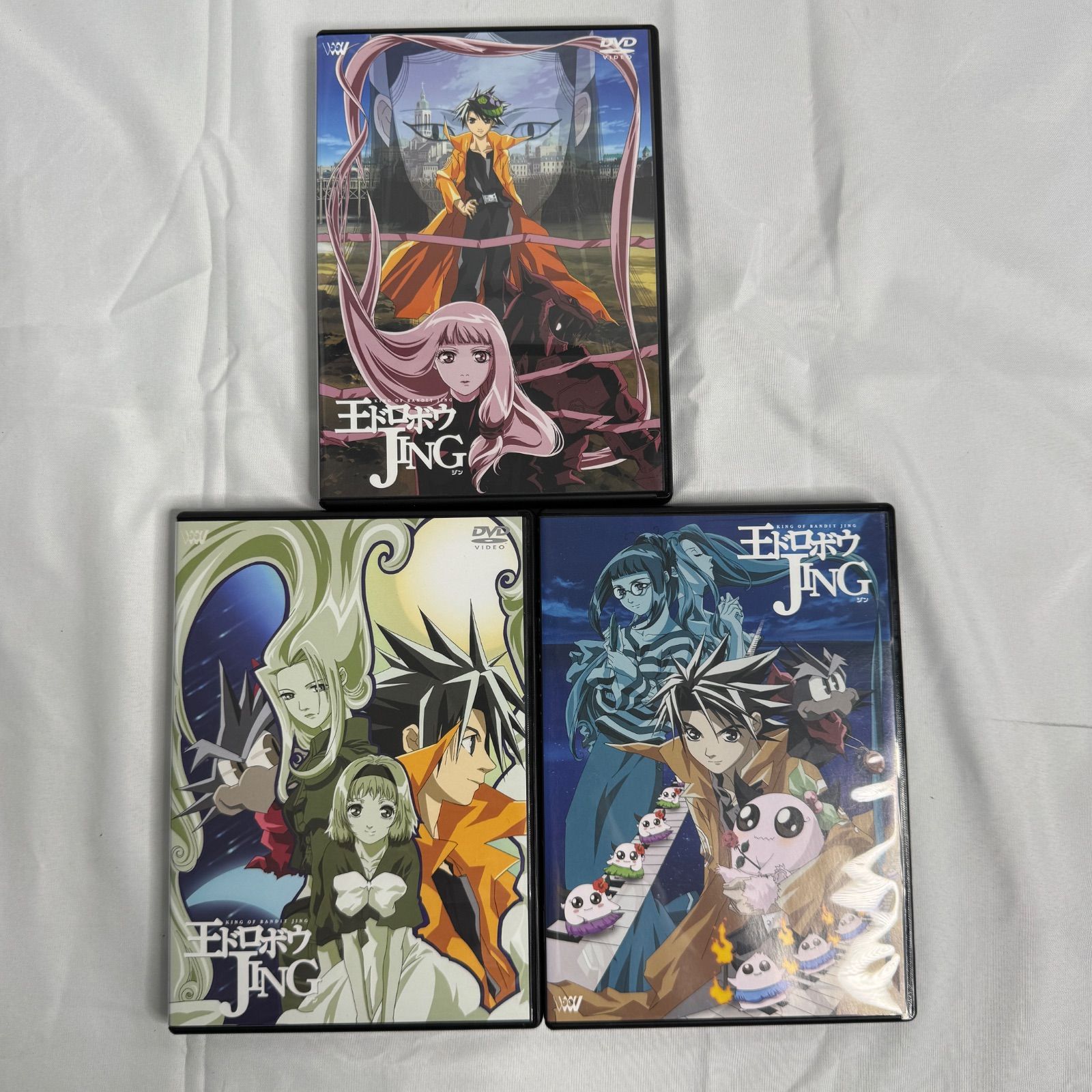 中古】王ドロボウJING 4巻 5巻 6巻 DVD 3本セット 第7話〜第13話